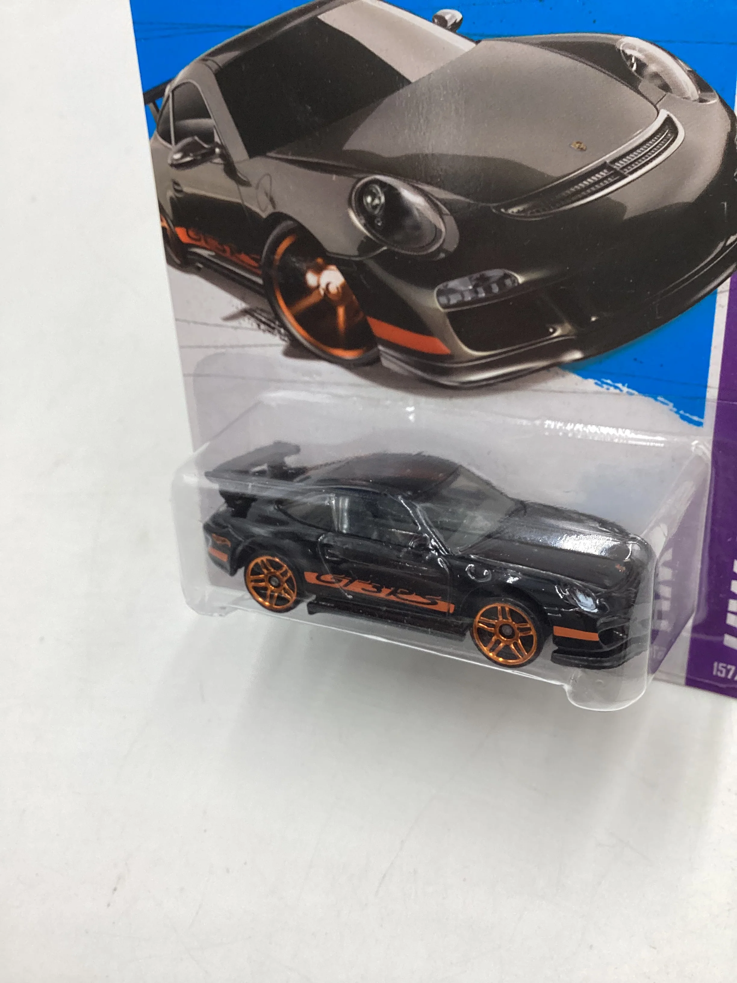 2013 Hot Wheels #157 Porsche 911 GT3 RS 98D - Image 4