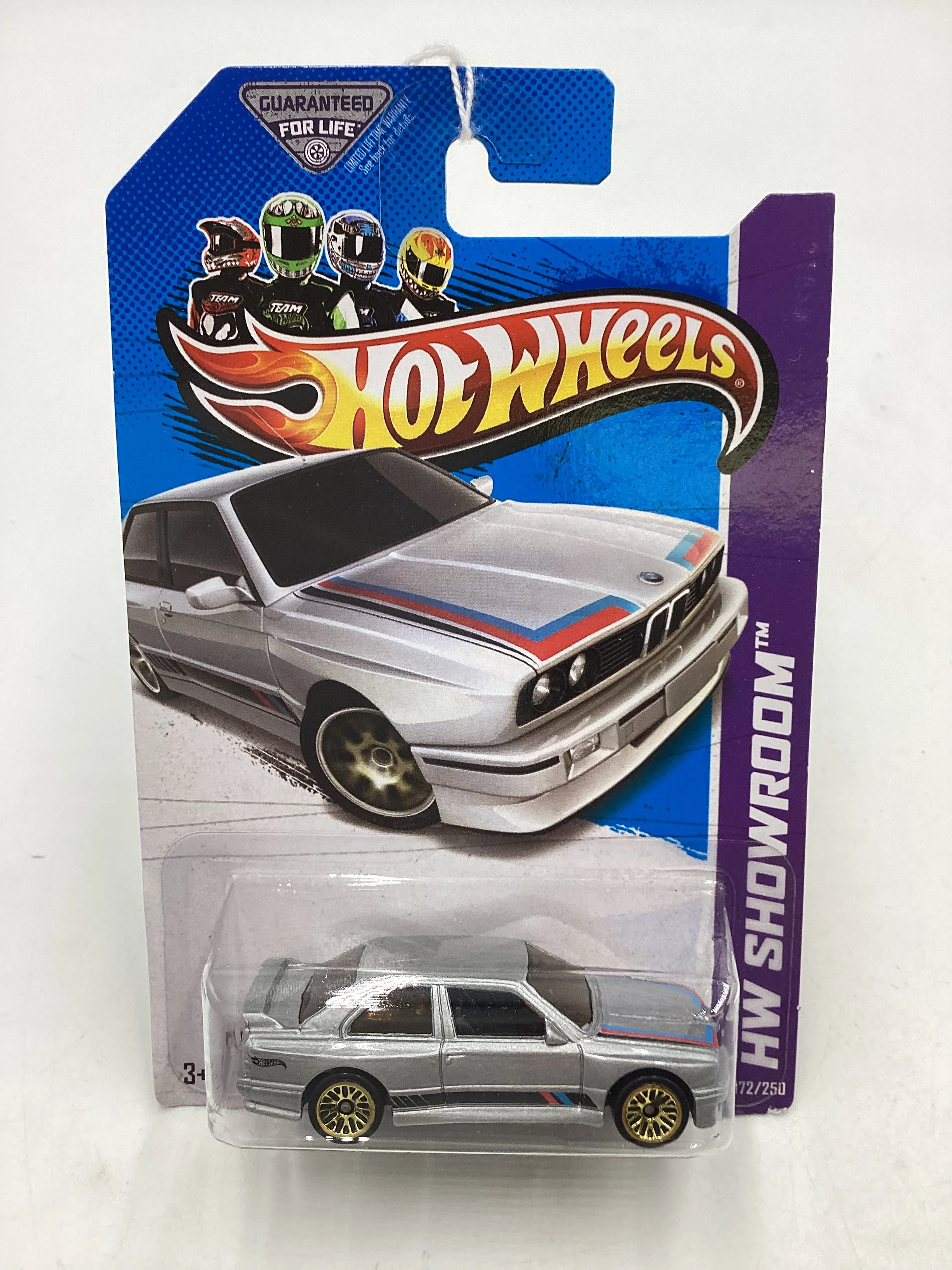 2013 Hot Wheels #172 HW Showroom 92 BMW M3 Silver 109H - Image 2