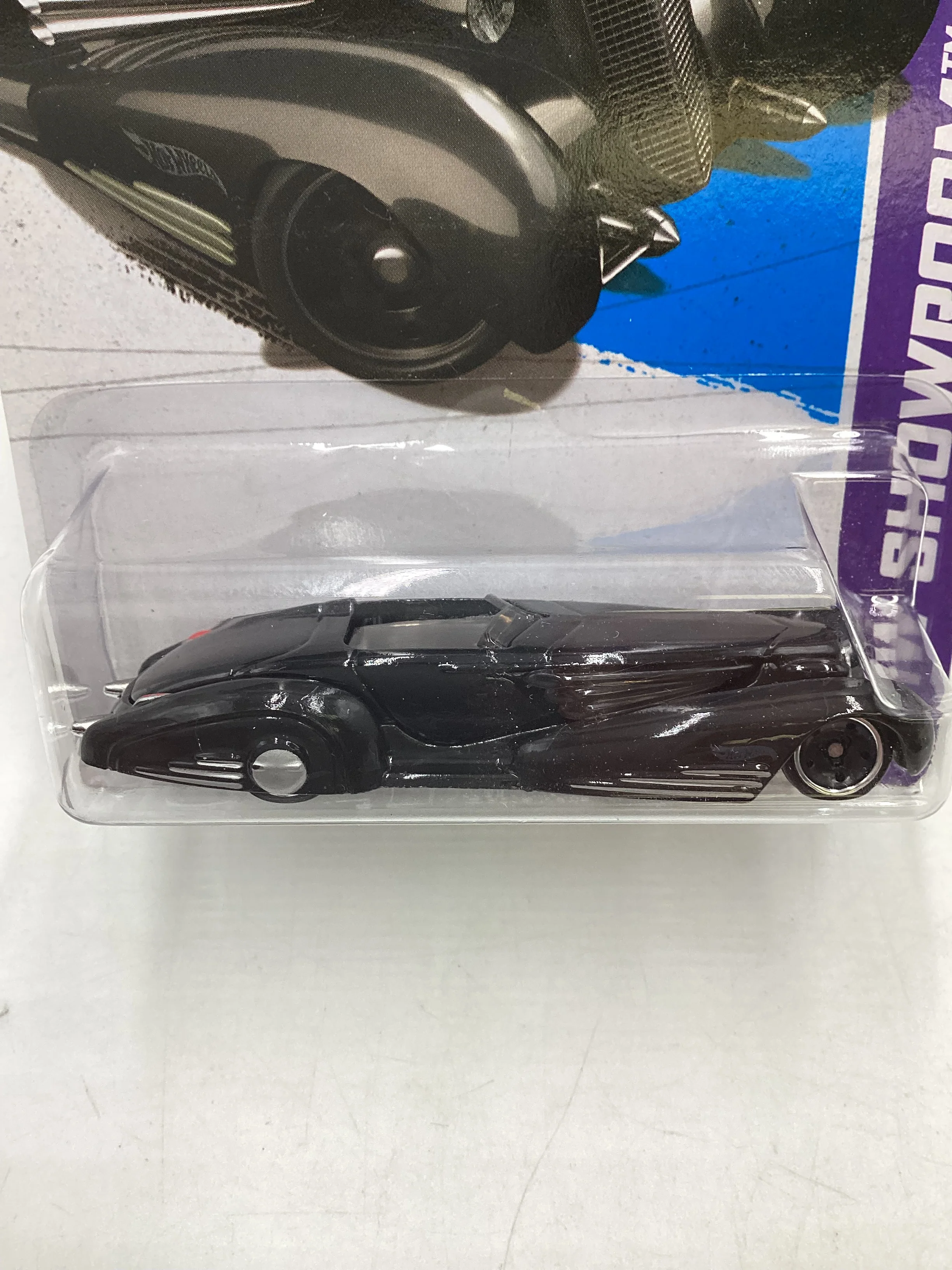 2013 Hot Wheels #185 Custom Cadillac Fleetwood Black 66H - Image 3