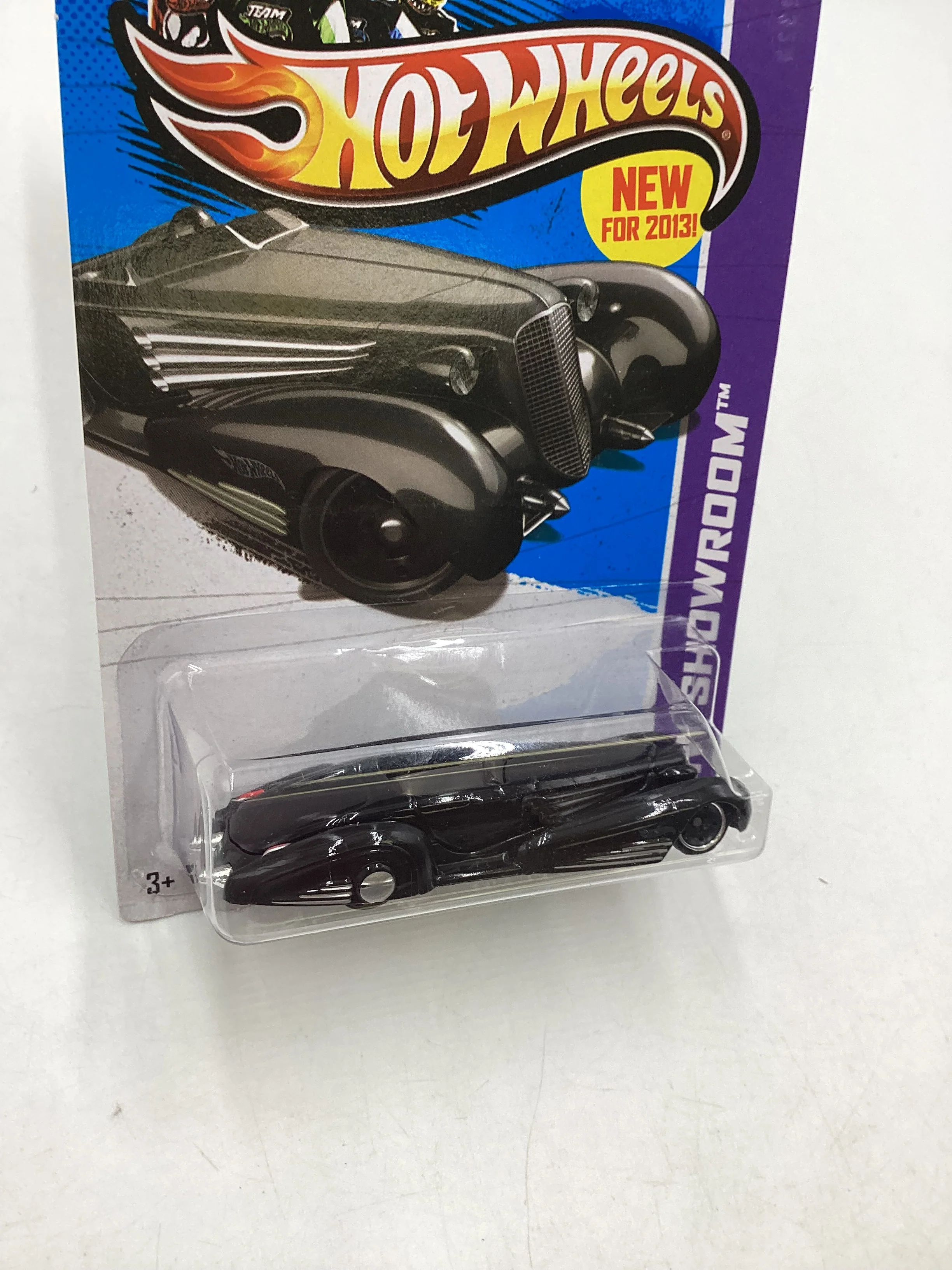 2013 Hot Wheels #185 Custom Cadillac Fleetwood Black 66H - Image 5