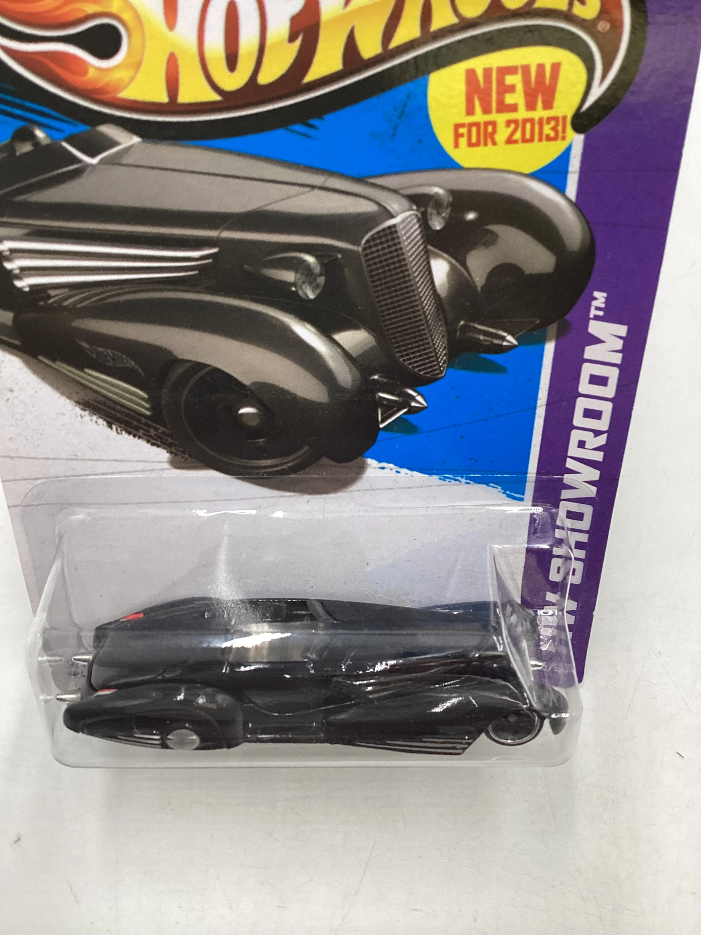 2013 Hot Wheels #185 Custom Cadillac Fleetwood Black 66H - Image 6
