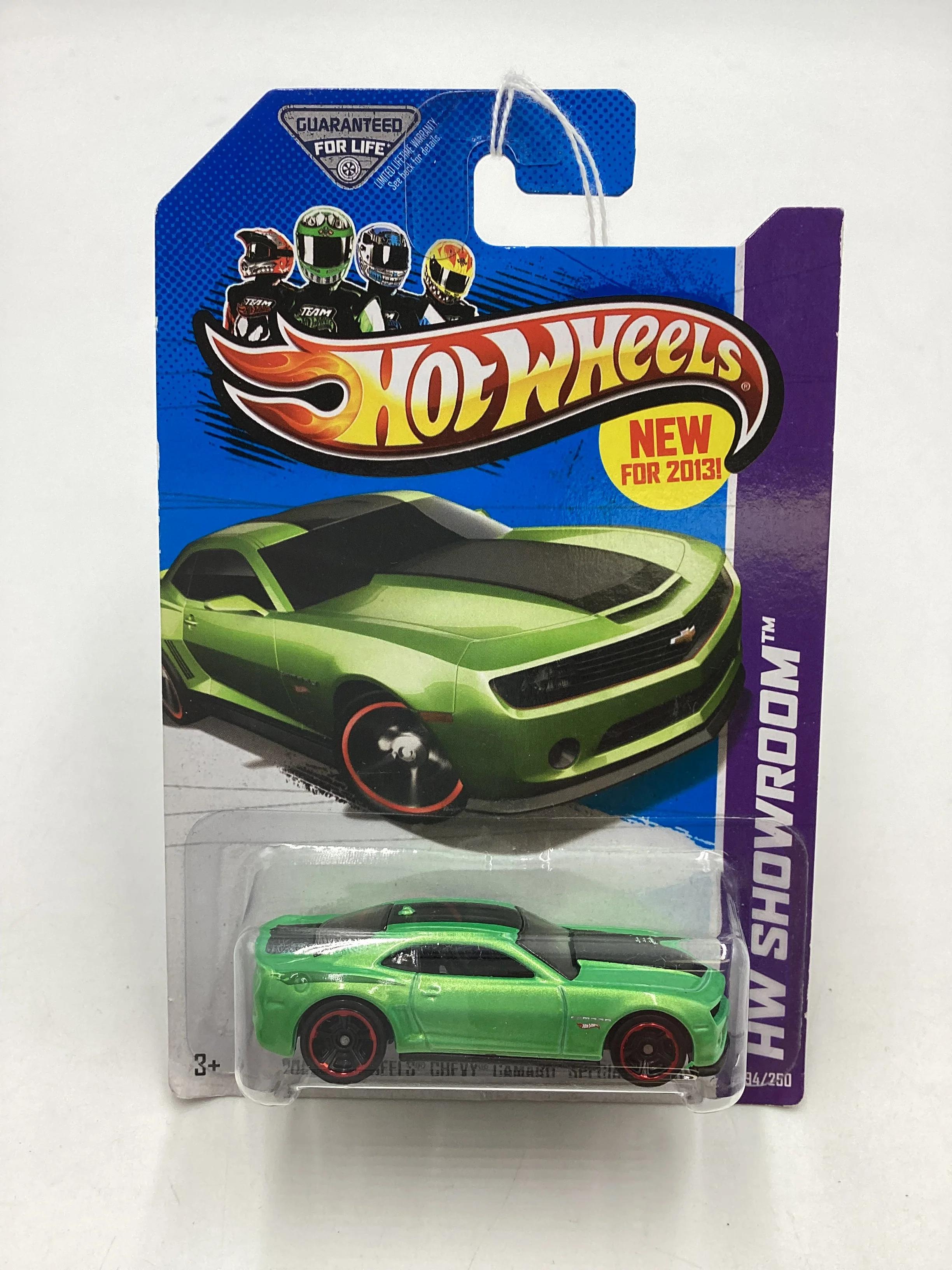 2013 Hot wheels #194 Green 2013 Hot Wheels Chevy Camaro Special Edition 7G - Image 2