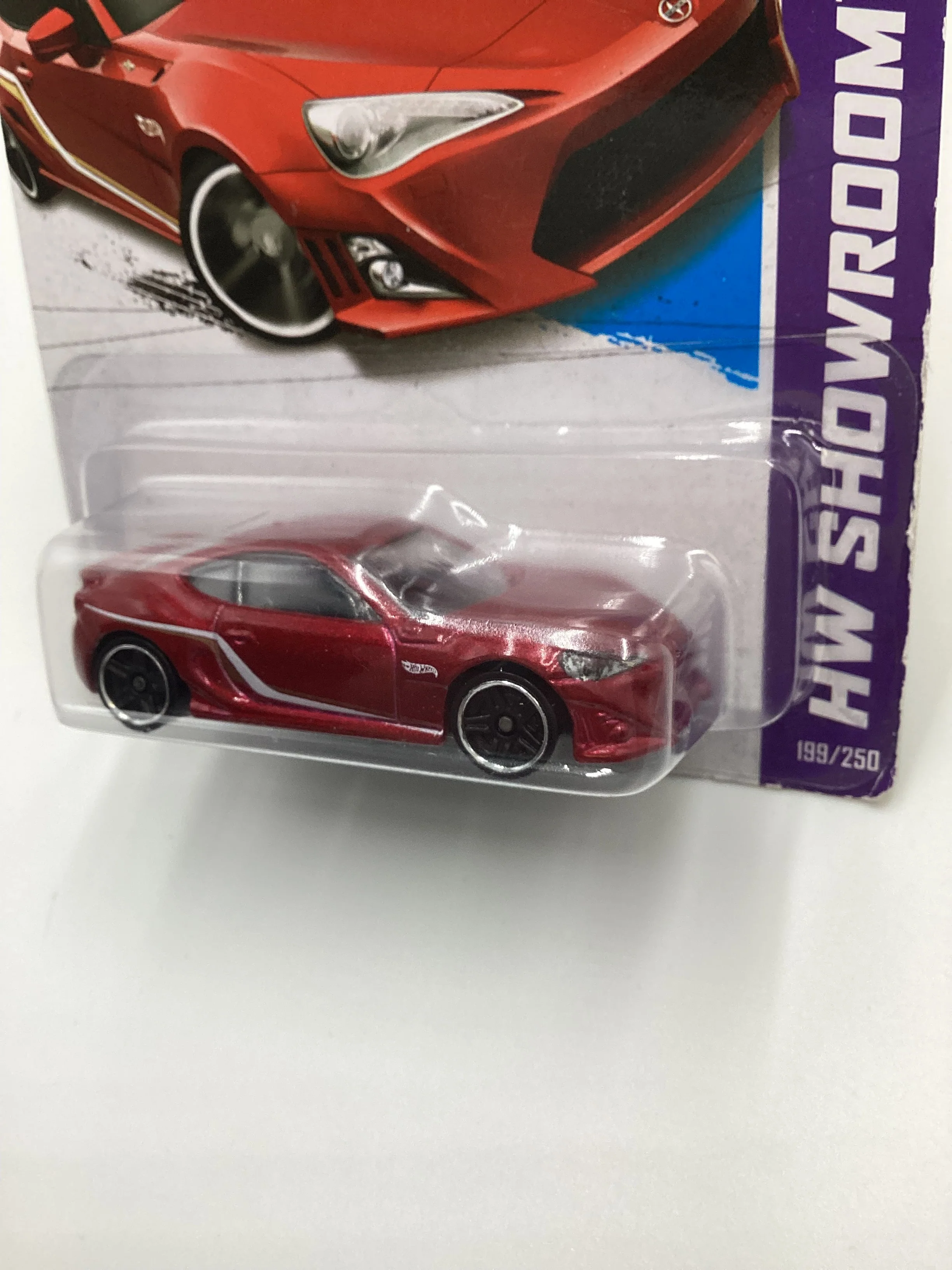2013 Hot Wheels #199 Scion FR-S Red - Image 4