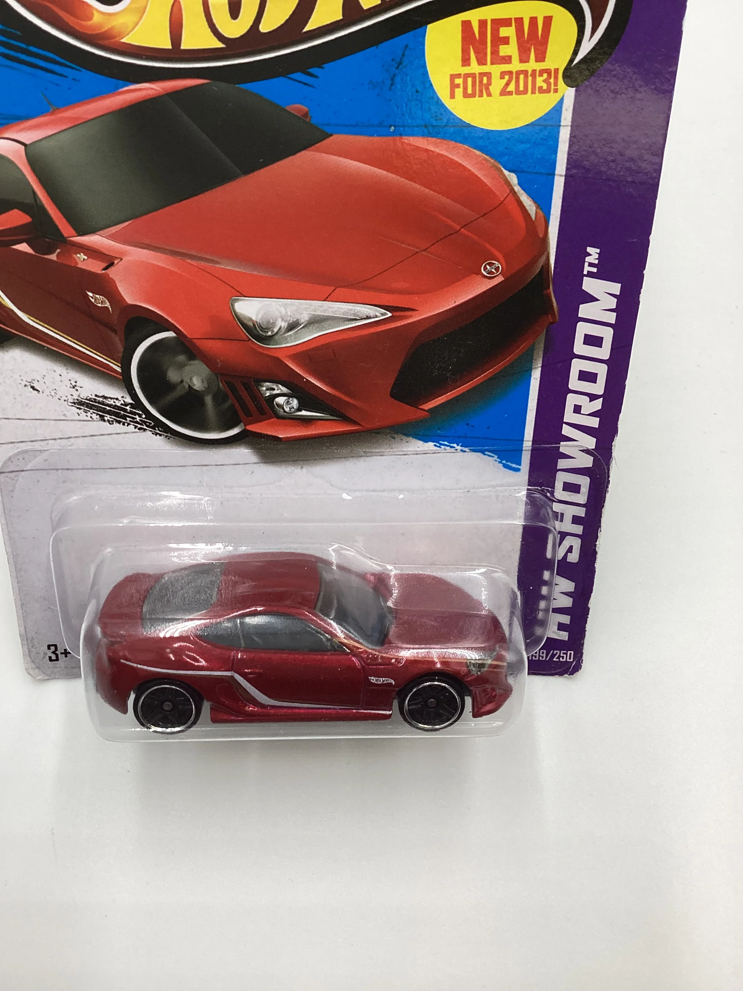 2013 Hot Wheels #199 Scion FR-S Red - Image 6
