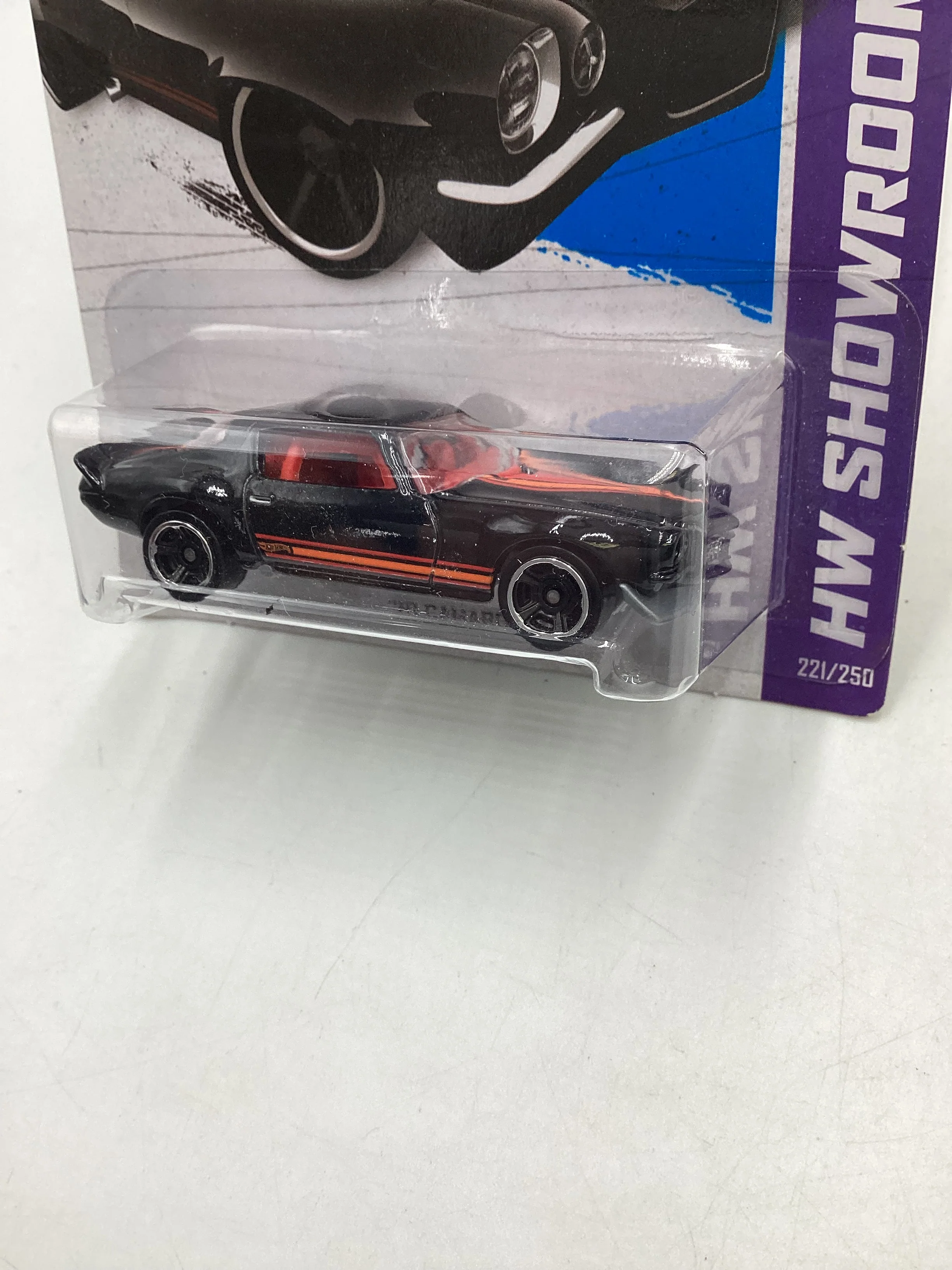 2013 Hot wheels #221 Black 70 Camaro 6E - Image 4