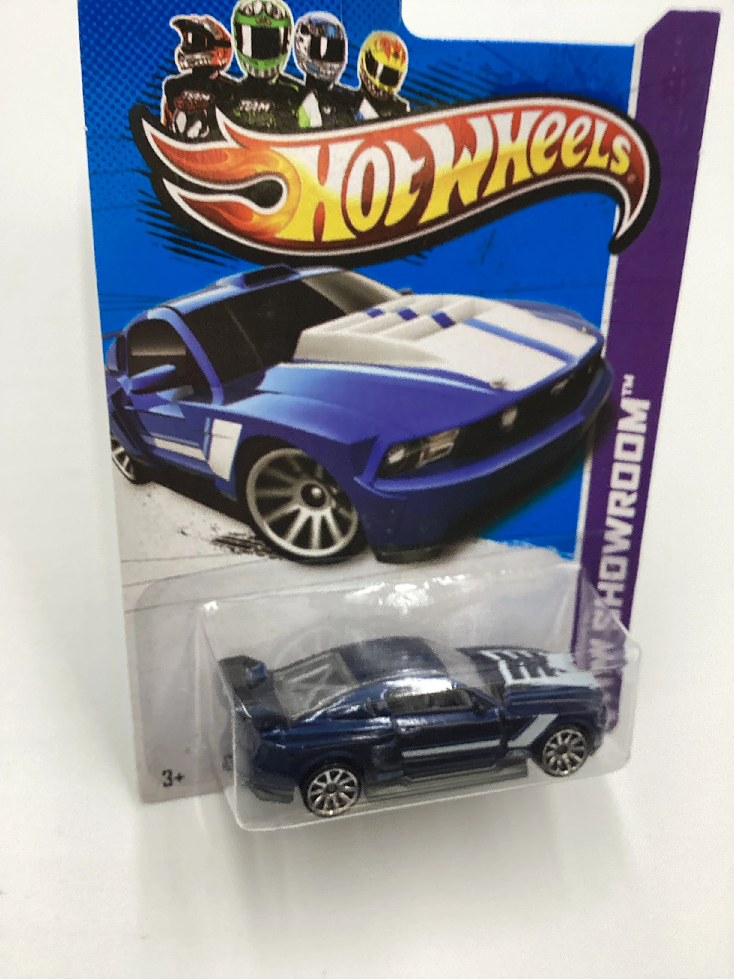 2013 Hot Wheels #230 Custom 12 Ford Mustang Blue - Image 5