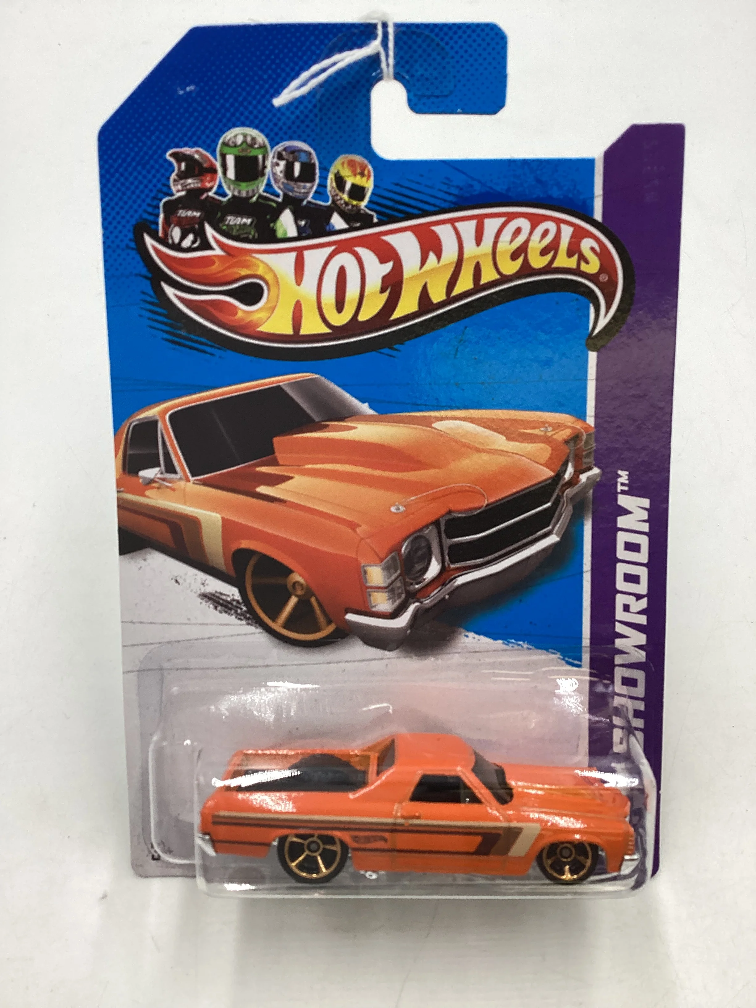 2013 Hot Wheels #233 71 El Camino Orange 4C - Image 2