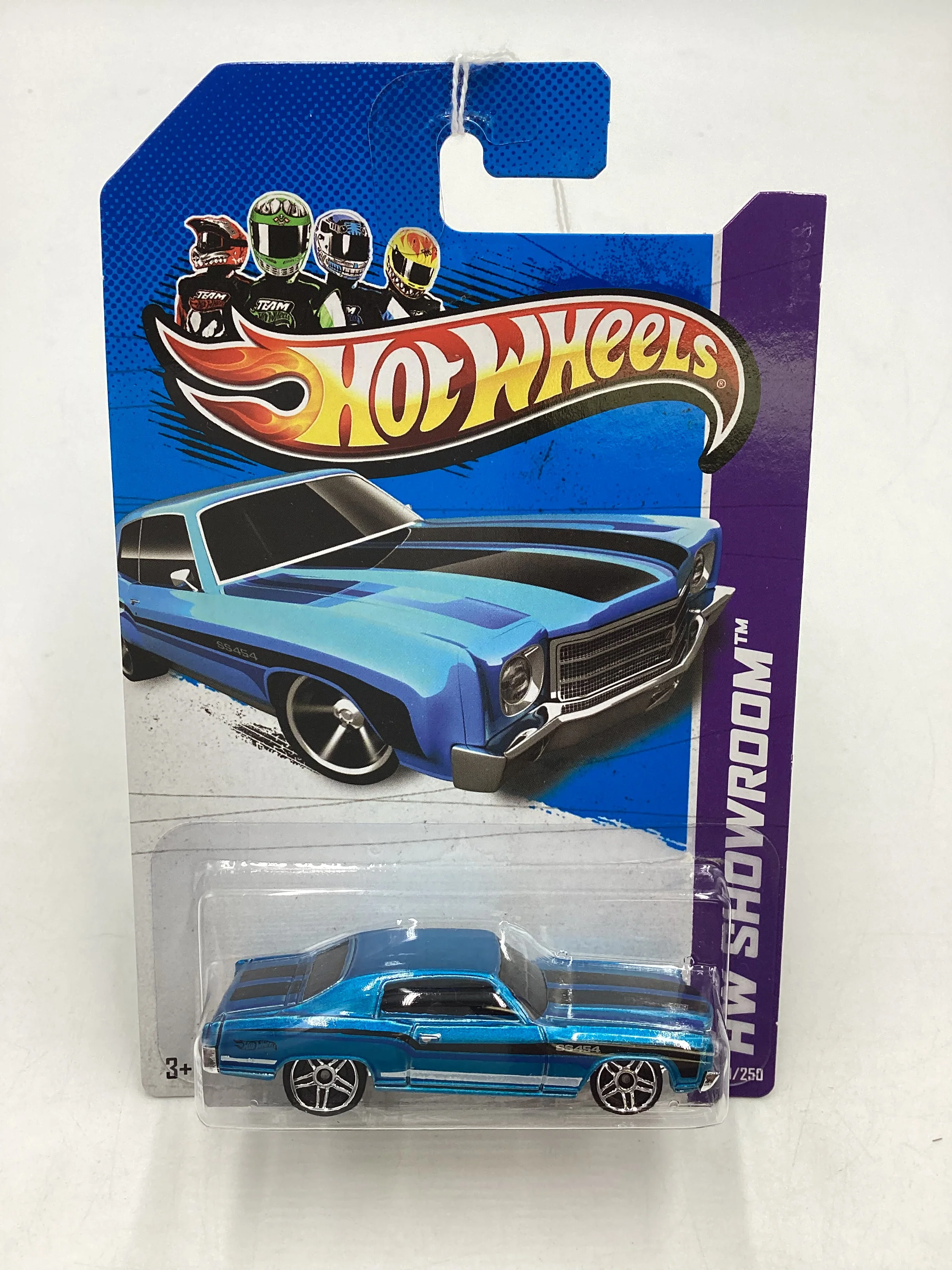 2013 Hot Wheels #239 70 Monte Carlo Blue 6C - Image 2