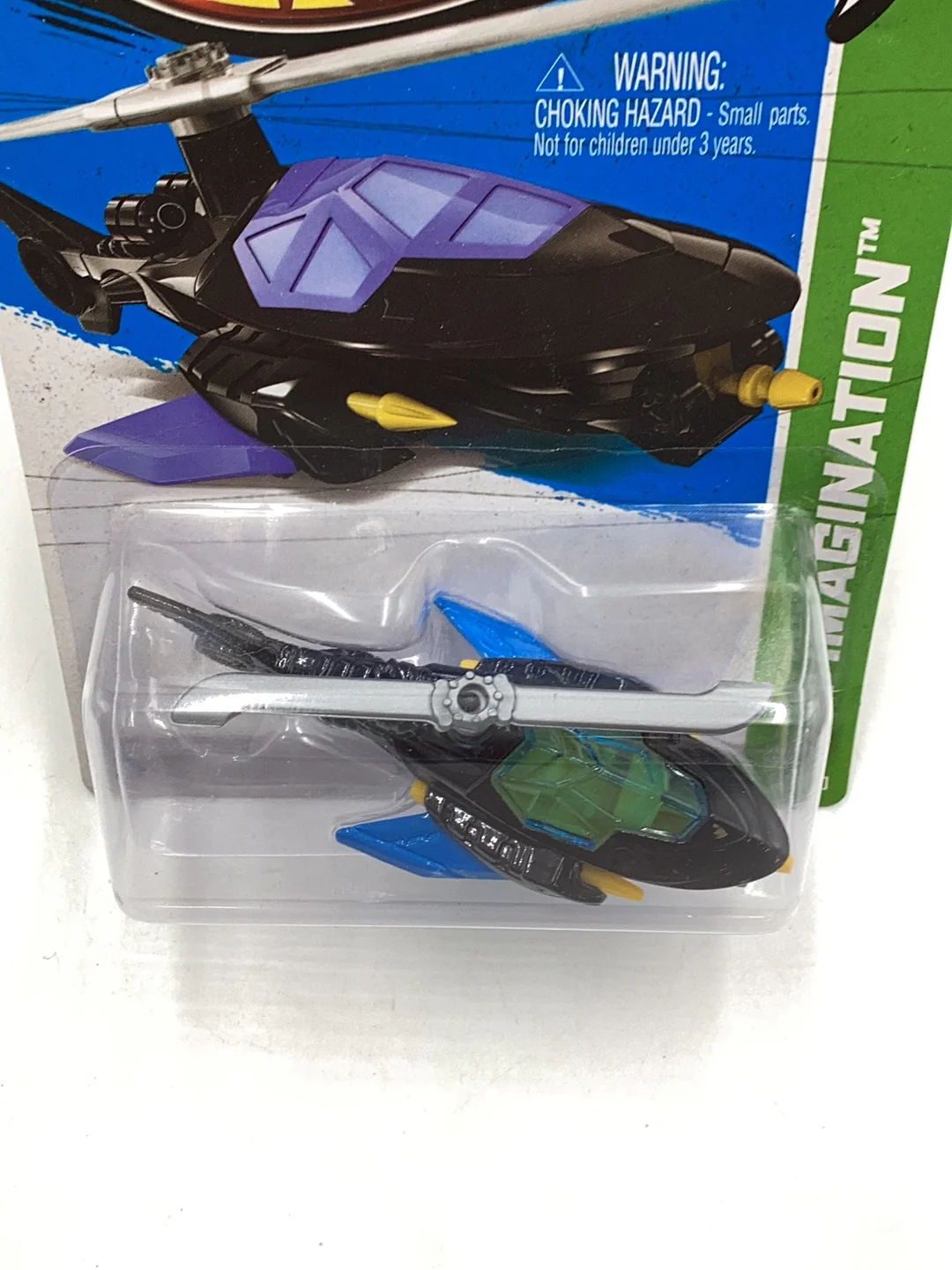 2013 Hot wheels #64 Batcopter 118A - Image 5