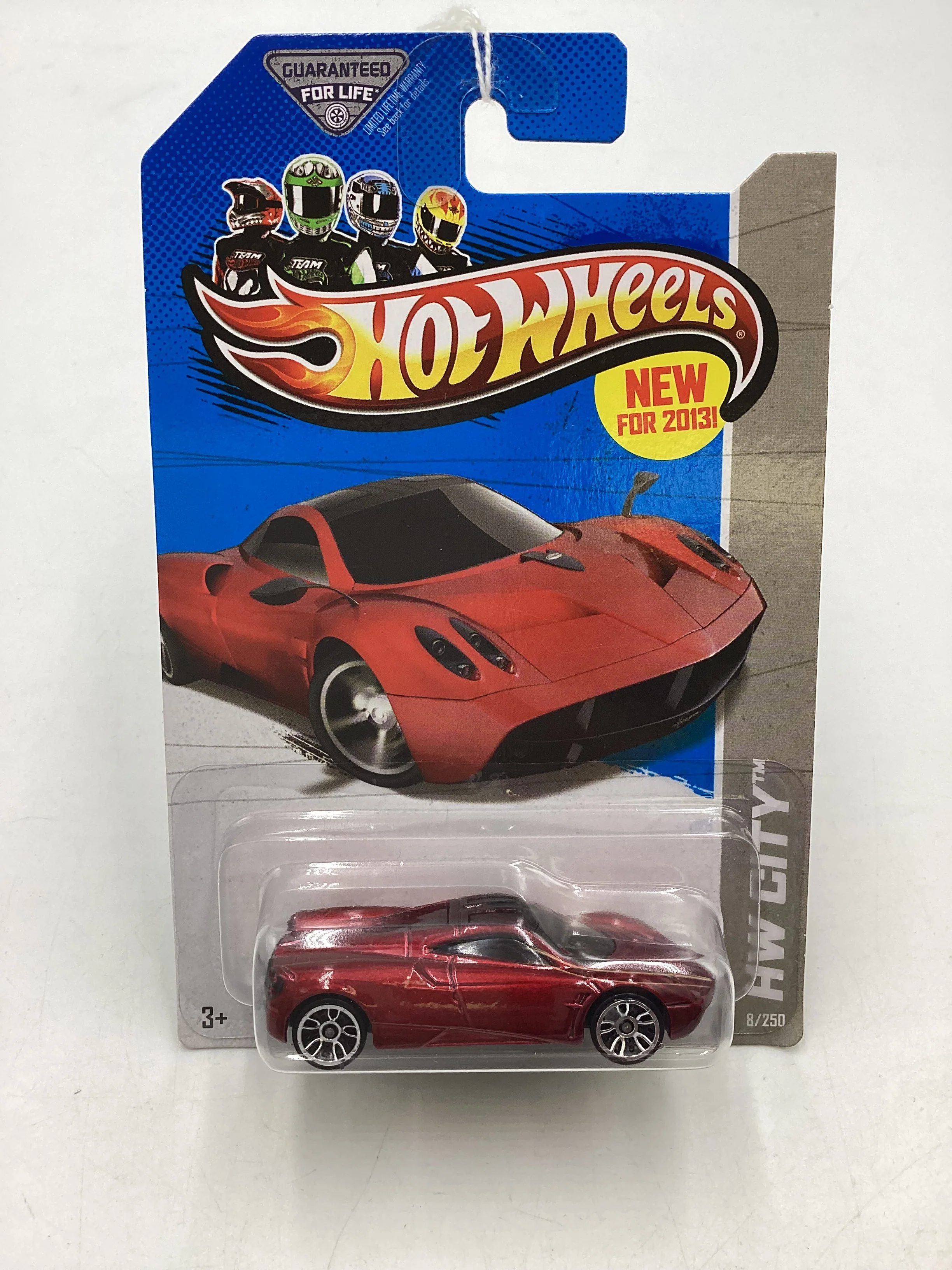 2013 Hot Wheels #8 Pagani Huayra Red 105E - Image 2
