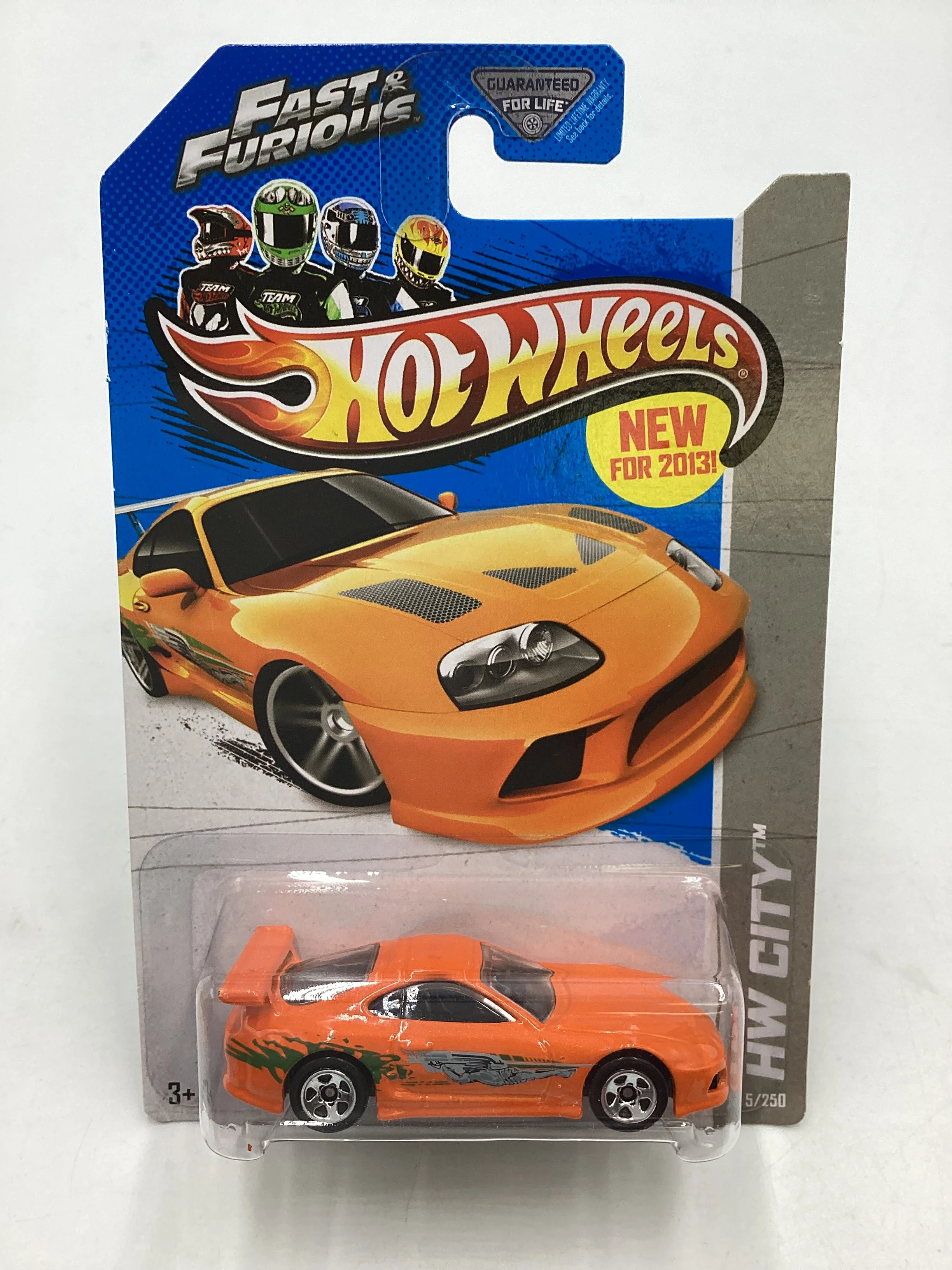 2013 Hot wheels Fast and furious #005 Toyota Supra with protector - Image 2