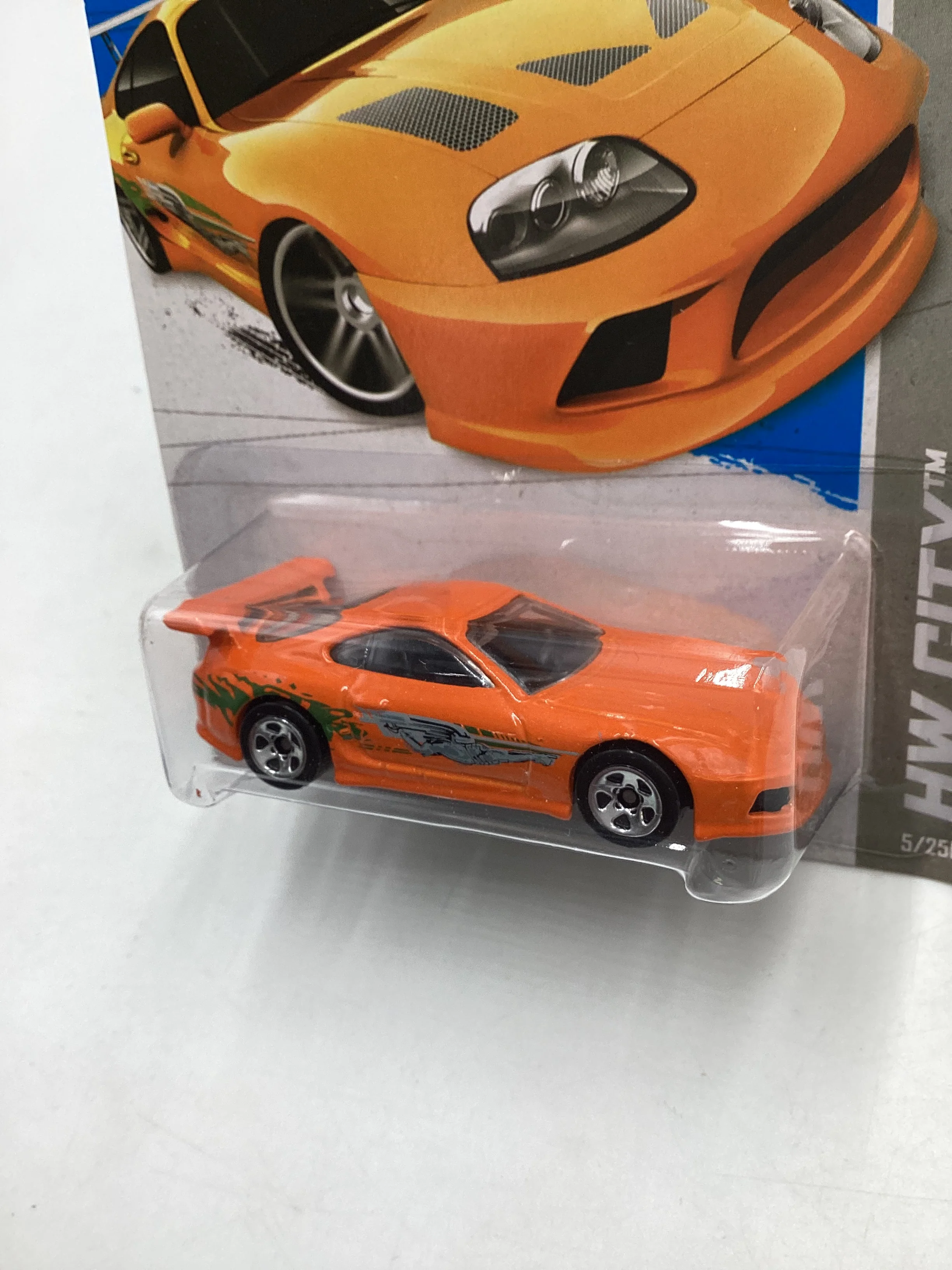 2013 Hot wheels Fast and furious #005 Toyota Supra with protector - Image 4