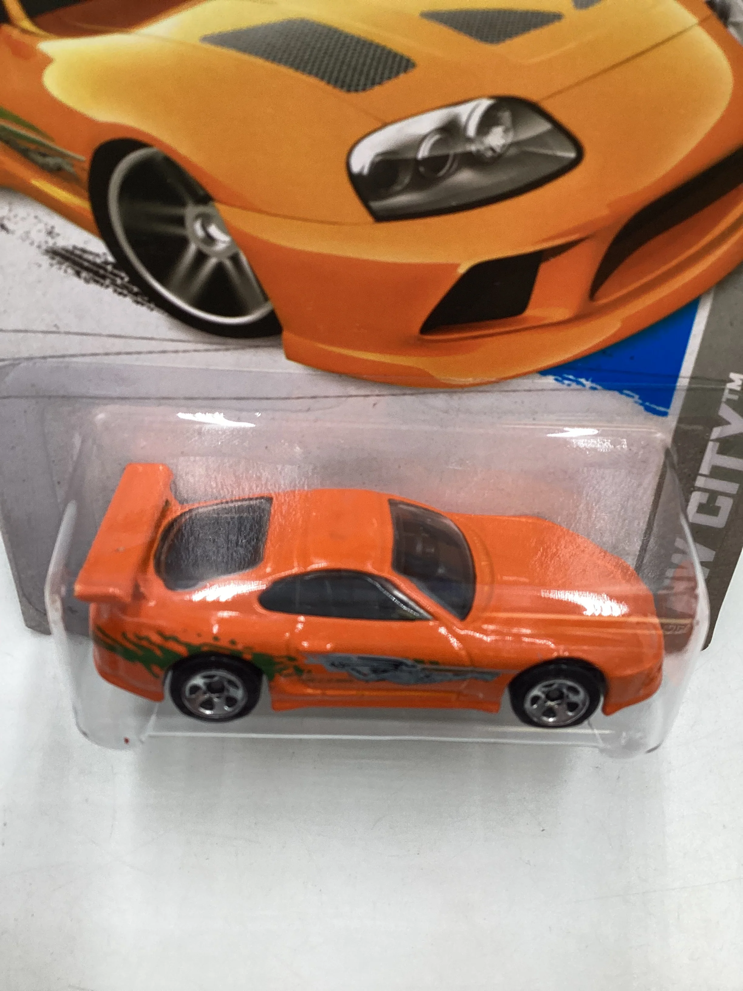 2013 Hot wheels Fast and furious #005 Toyota Supra with protector - Image 6