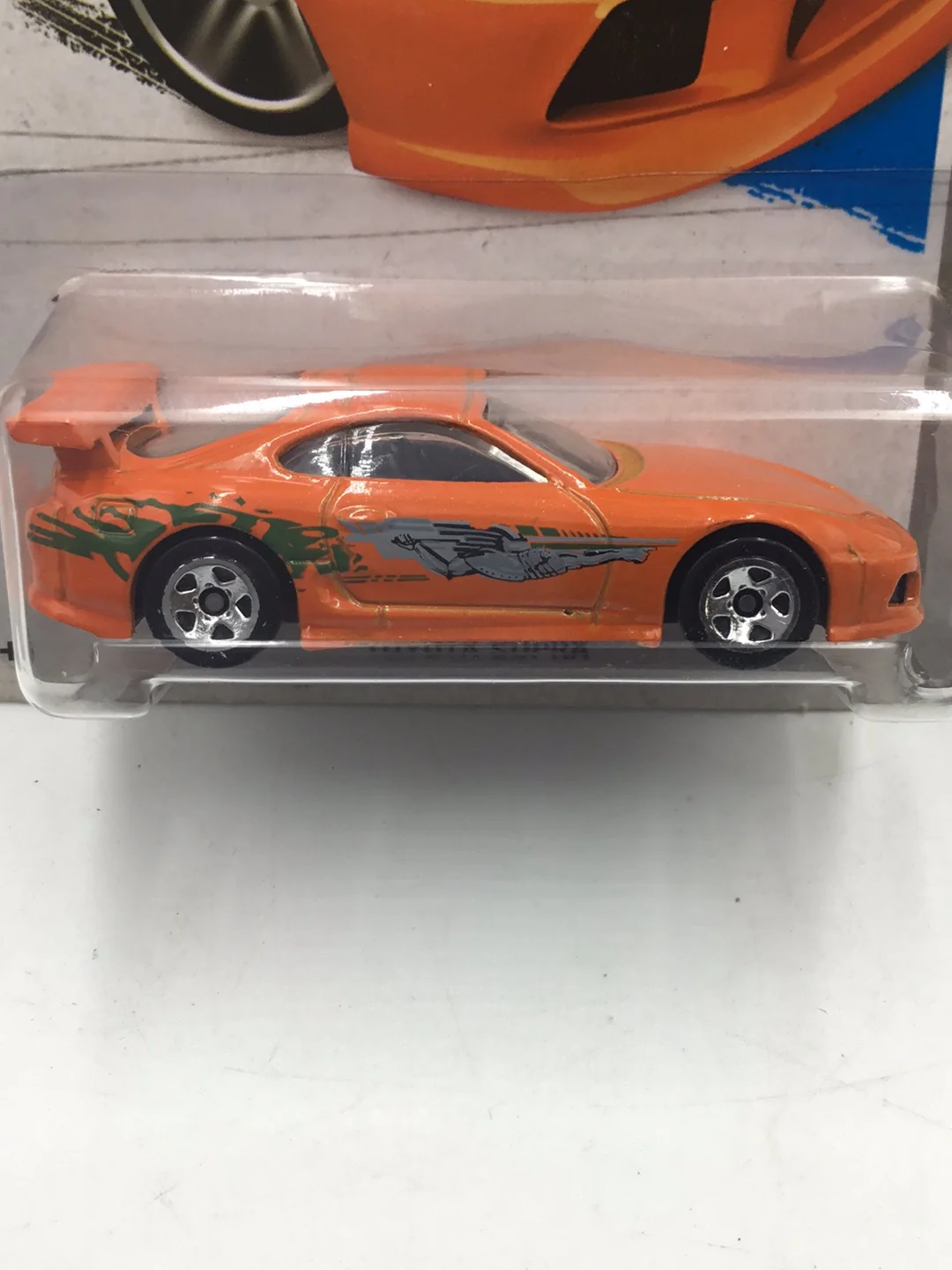 2013 Hot wheels fast and furious #5 Toyota Supra with protector - Image 2