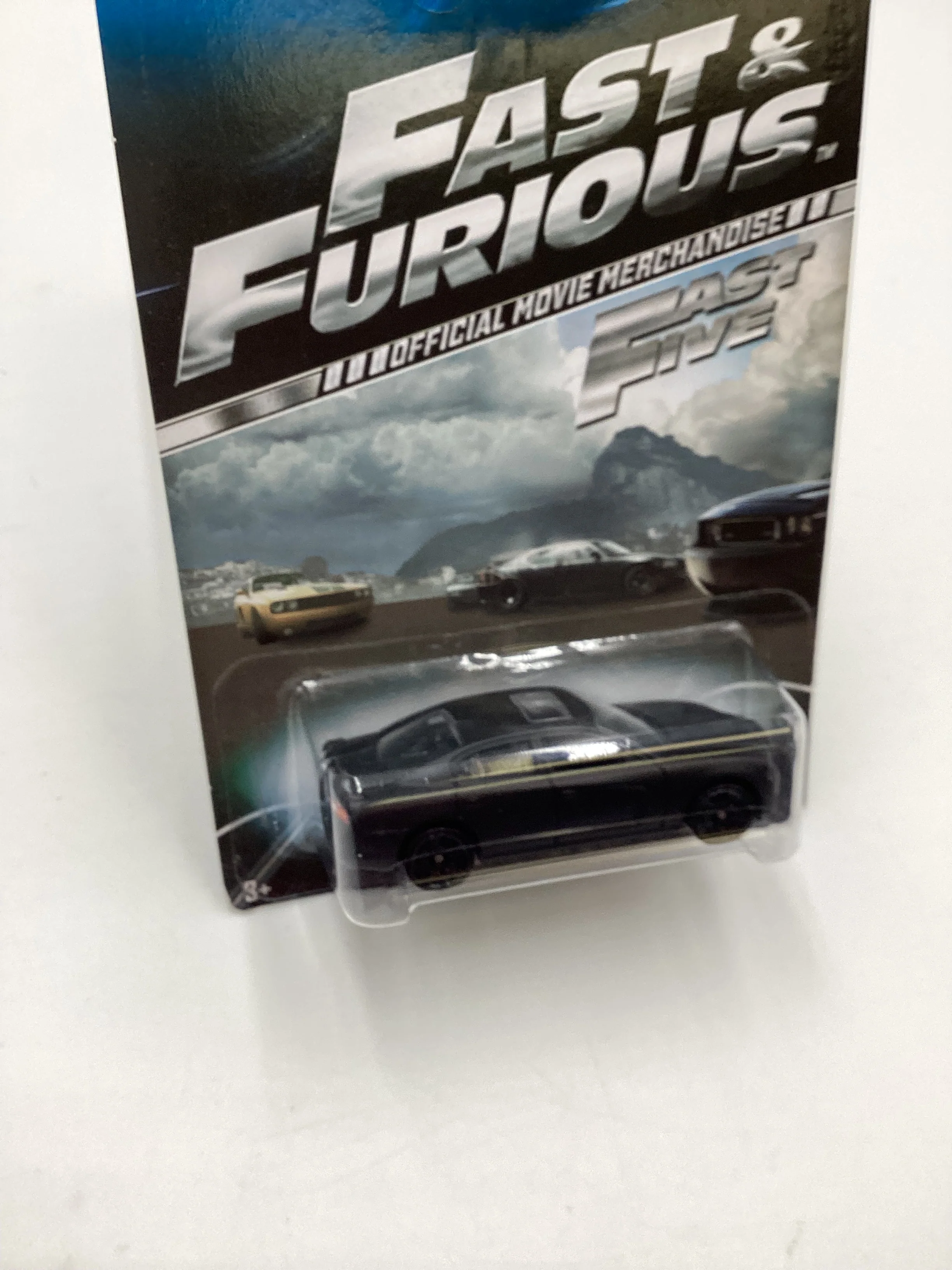 2013 Hot Wheels Fast and Furious Fast Five #8 11 Dodge Charger R/T Matte Black 71A - Image 5