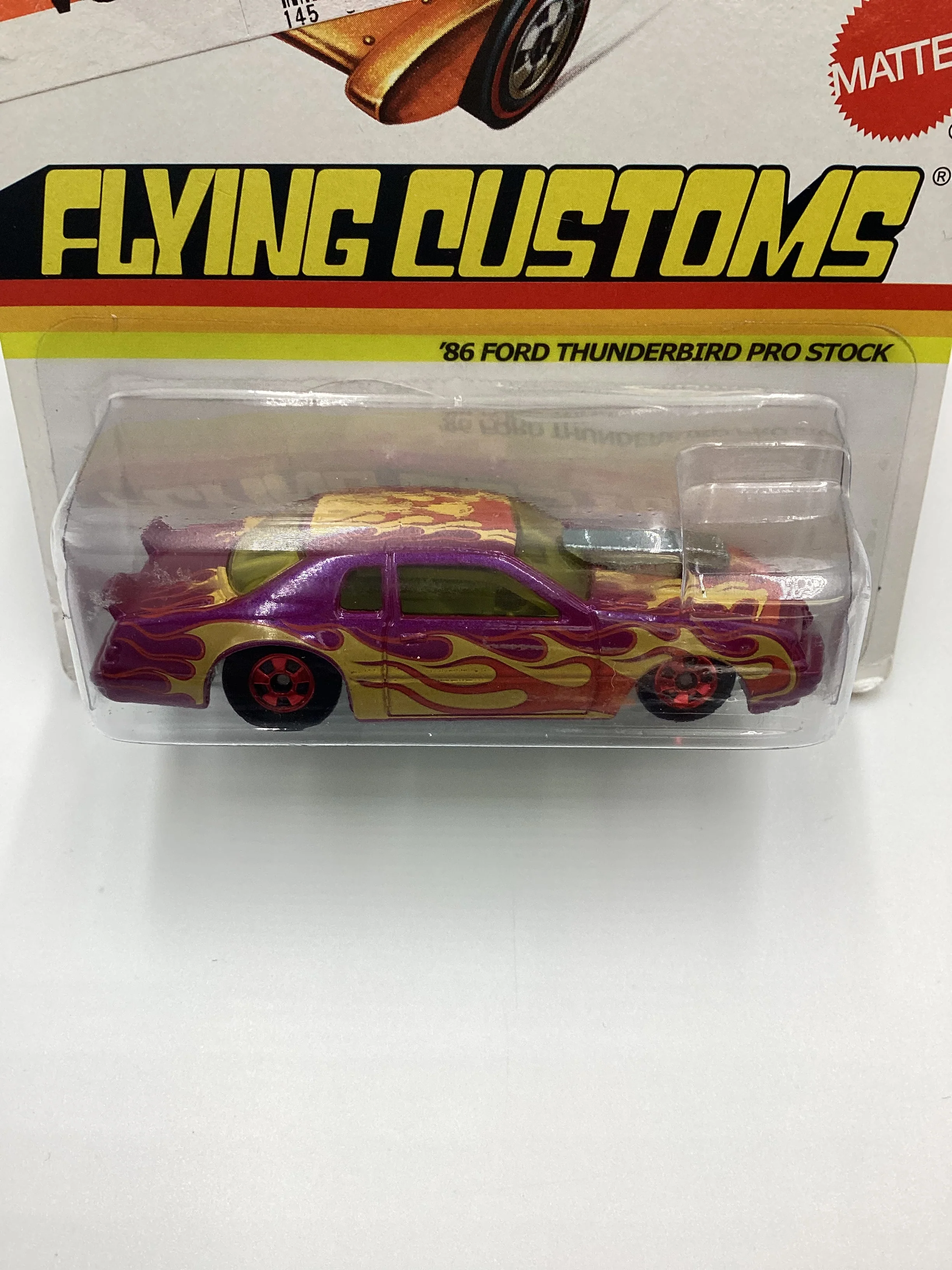 2013 Hot Wheels Flying Colors 86 Ford Thunderbird Pro Stock 158B - Image 3