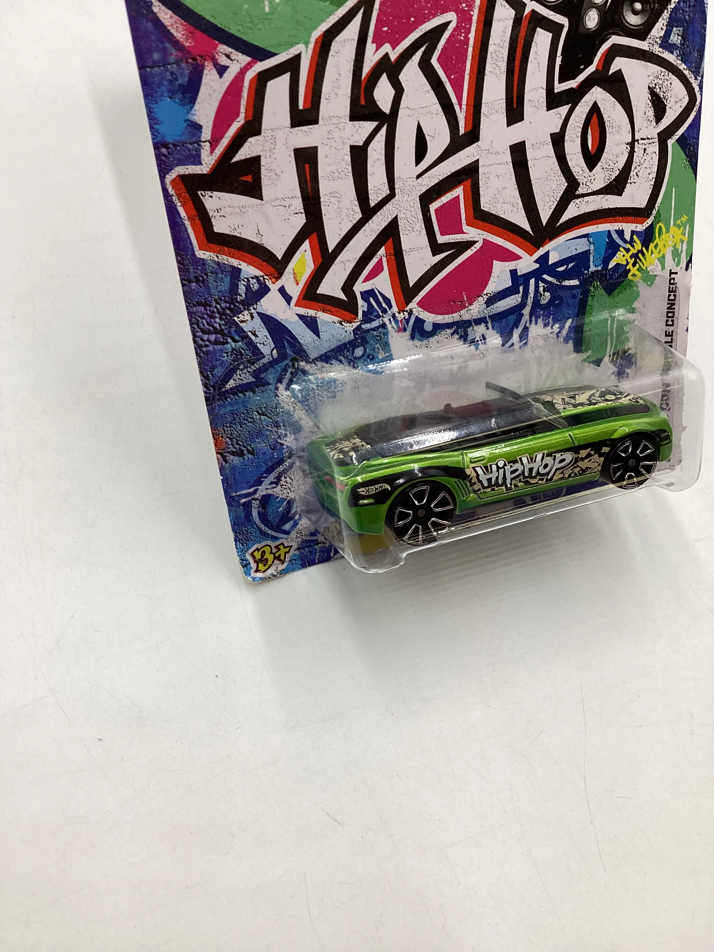 2013 Hot wheels Hip Hop #32 Camaro Convertible concept green 159B - Image 5