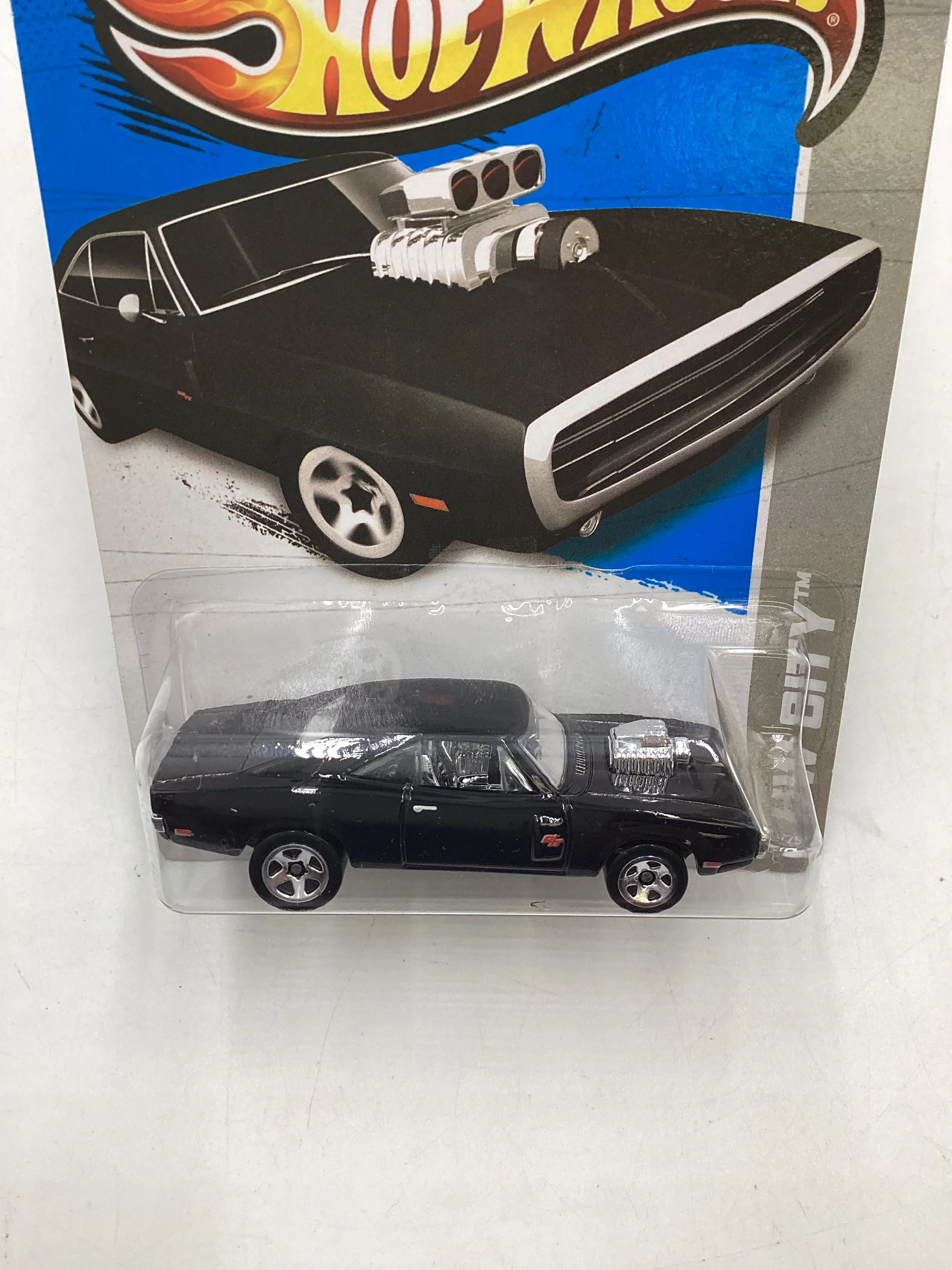 2013 Hot wheels HW City Fast and furious #3 70 Dodge Charger R/T * Card Damage* 74E - Image 5