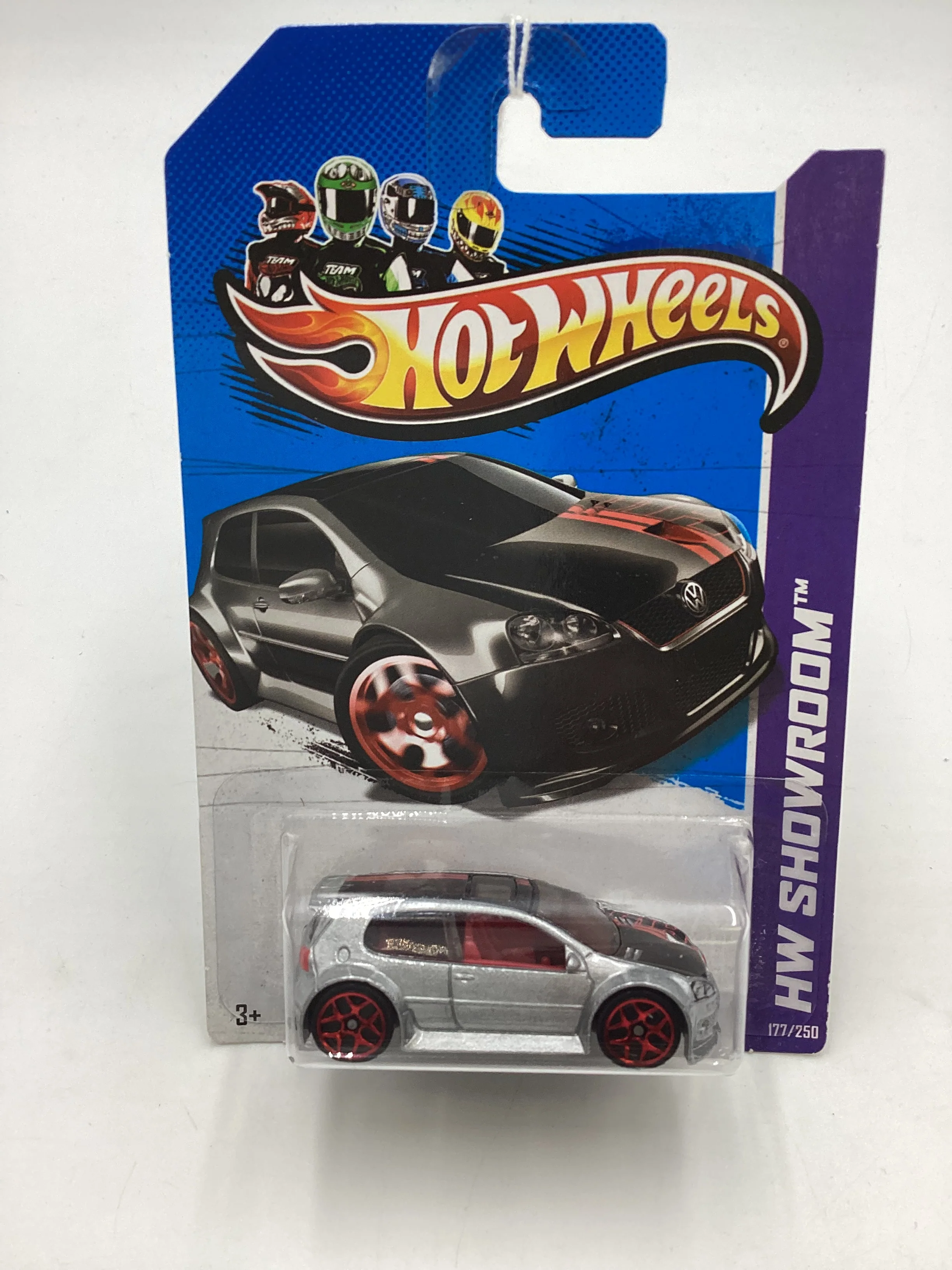 2013 Hot wheels HW Showroom #177 Volkswagen Golf GTI Silver - Image 2