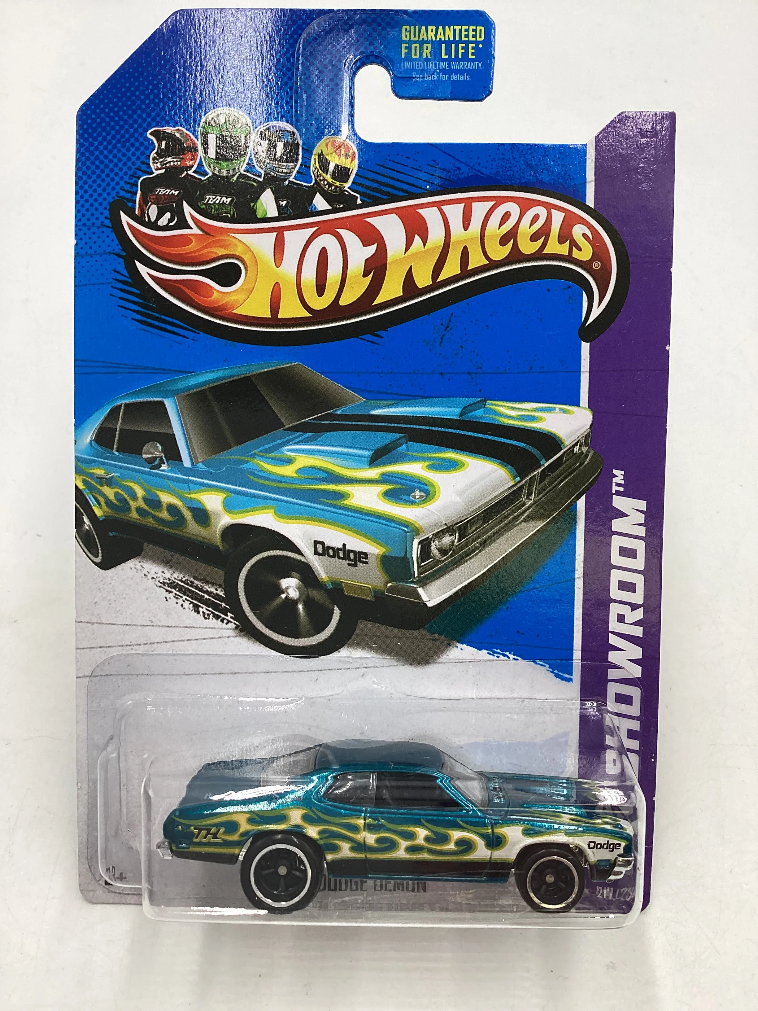 2013 Hot wheels Super Treasure Hunt #217 71 Dodge Demon W/Protector - Image 2