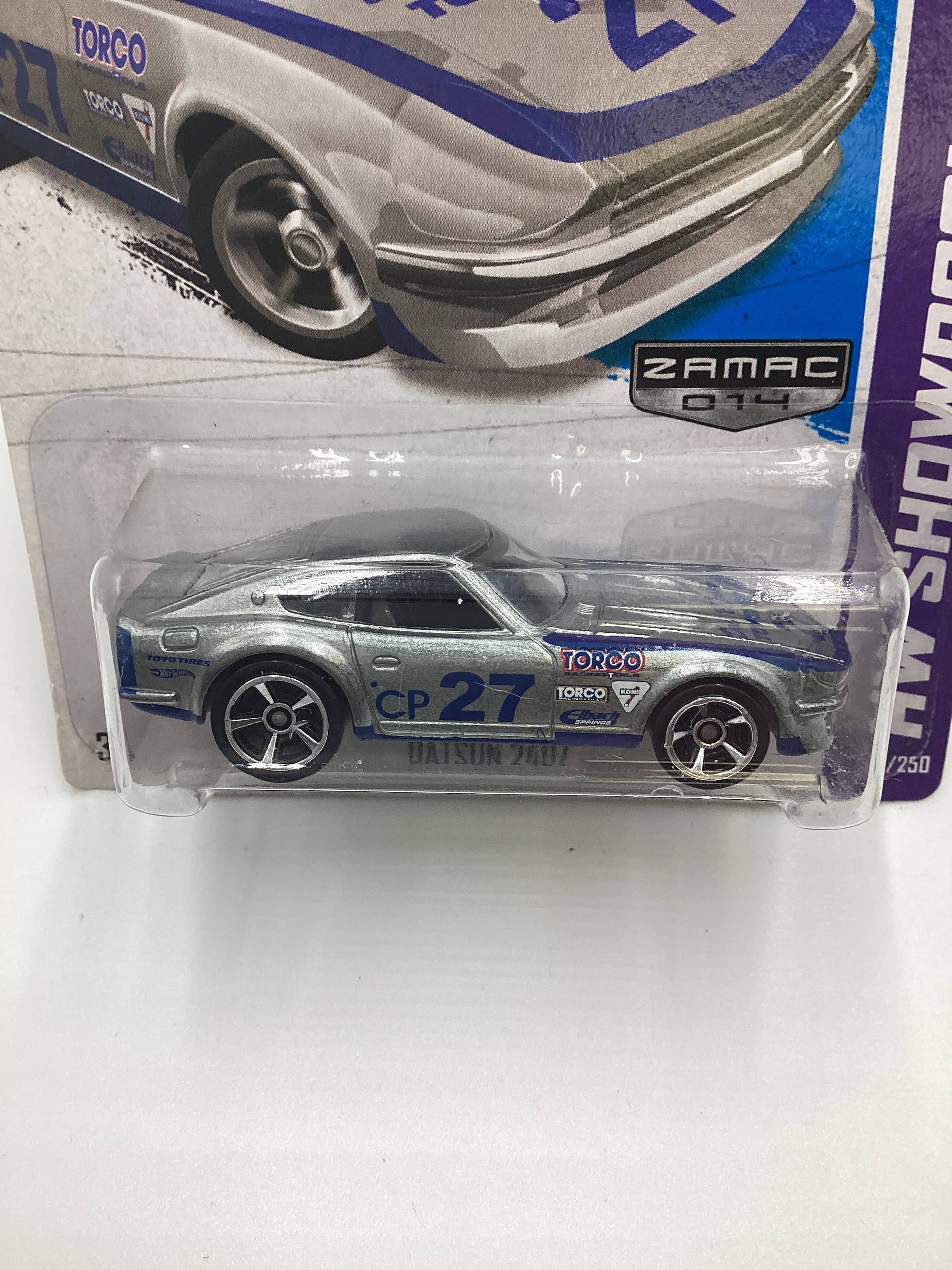 2013 Hot Wheels Zamac 014 #159 Zamac Datsun 240Z 144C - Image 3