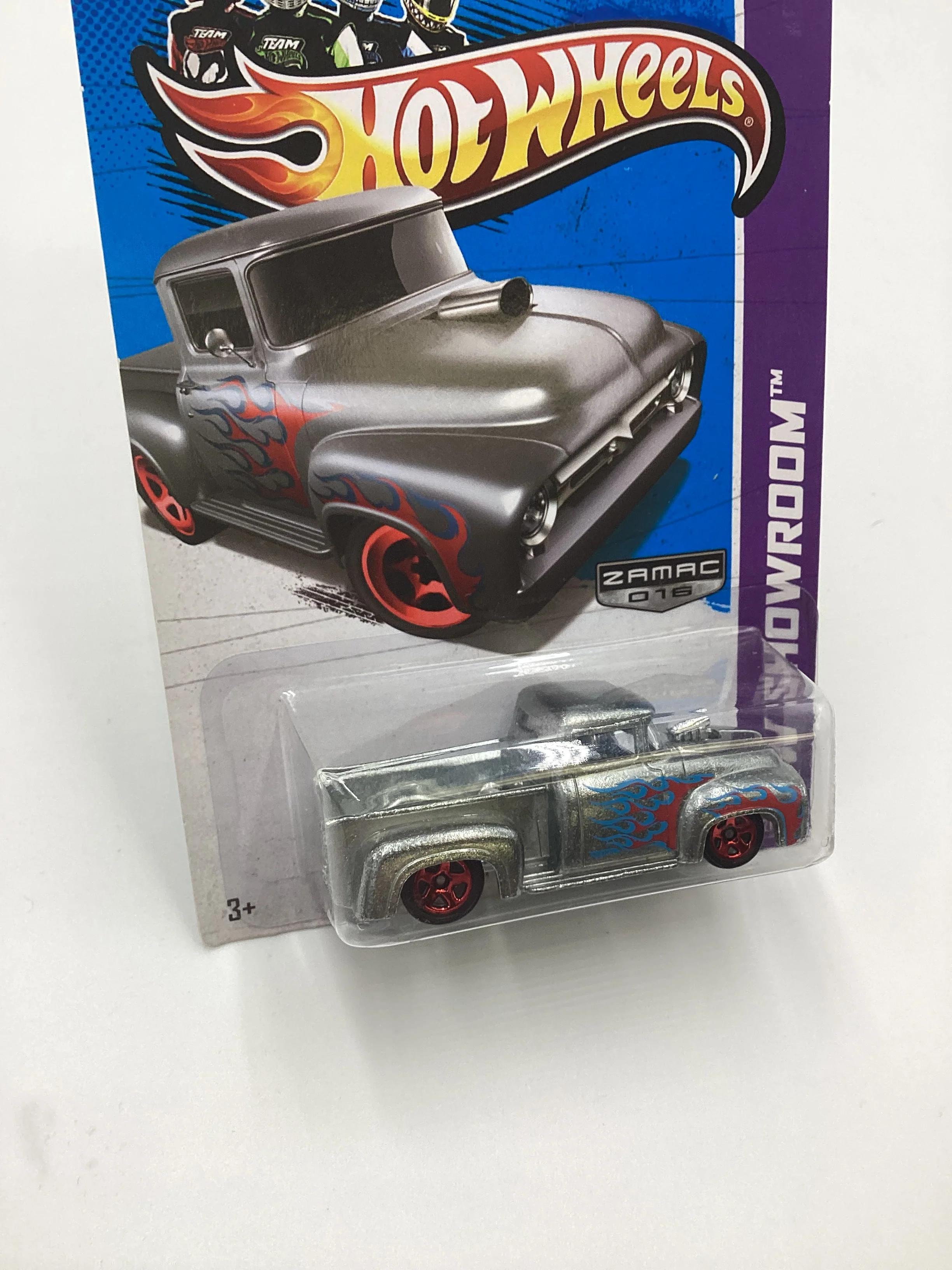 2013 Hot Wheels Zamac 016 #211 Custom 56 Ford F-100 147G - Image 5