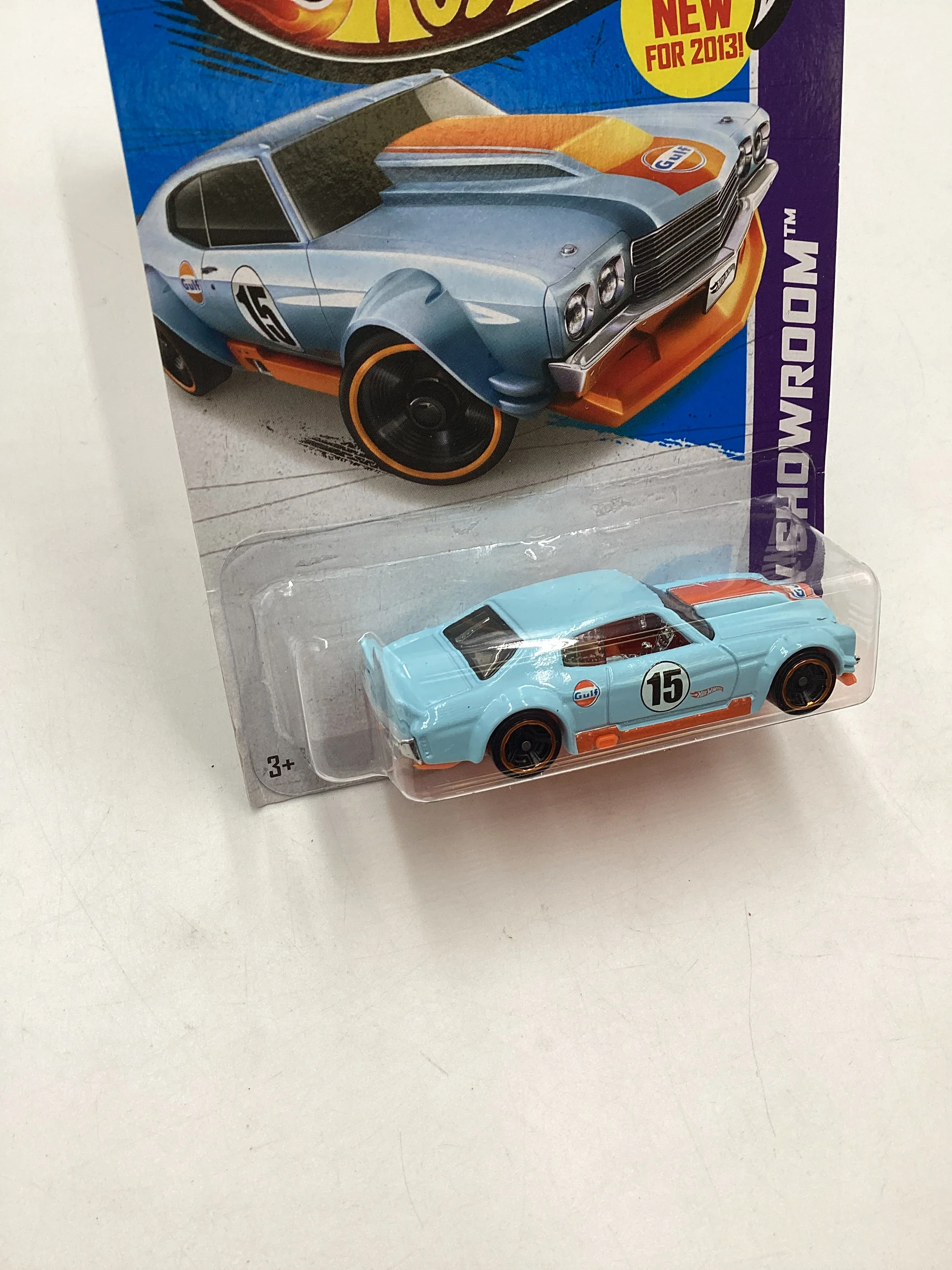 2013 HW Showroom #250 70 Chevy Chevelle SS Gulf - Image 5