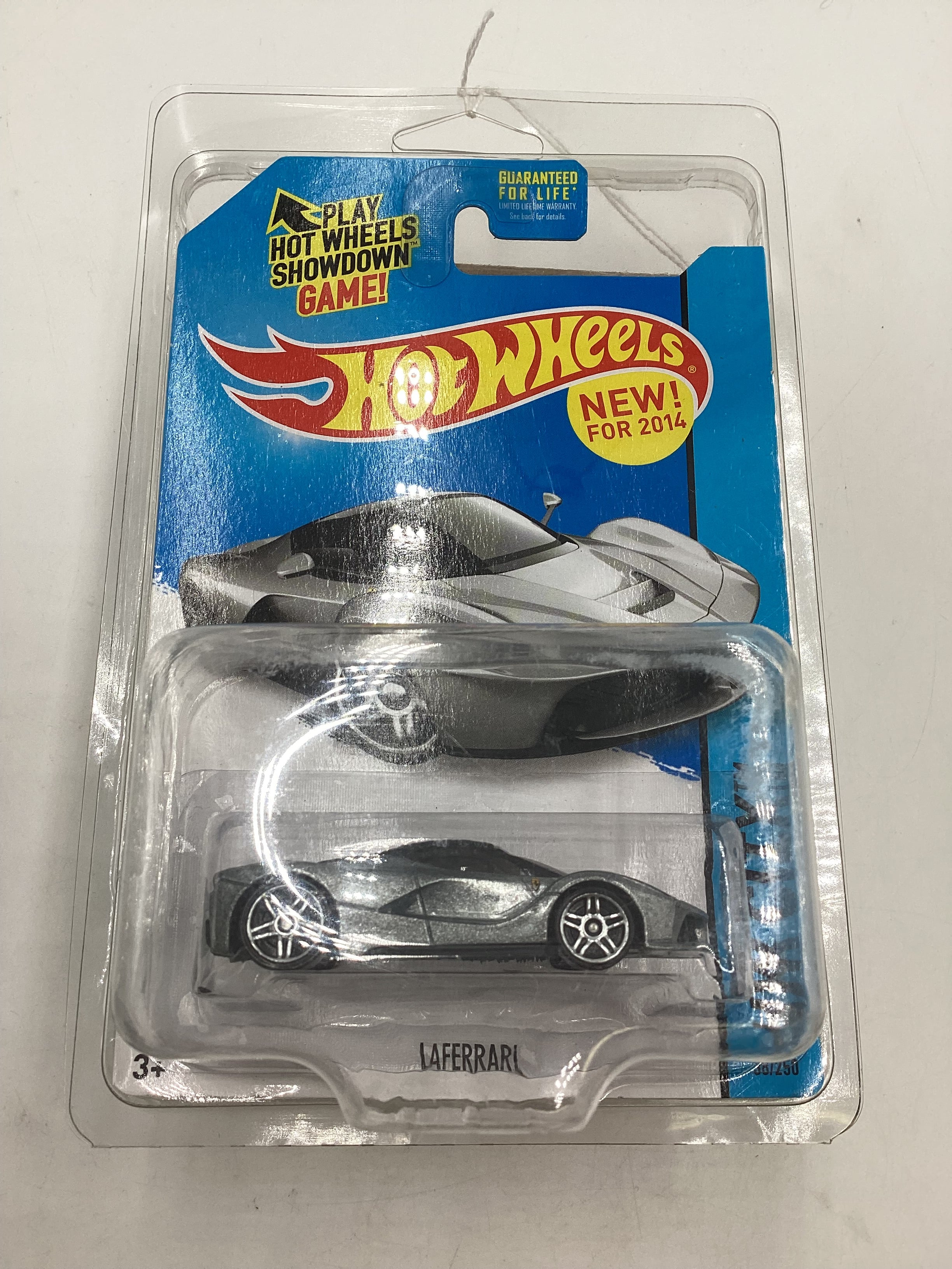 2014 Hot wheels #038 Laferrari Silver w/Protector - Image 8