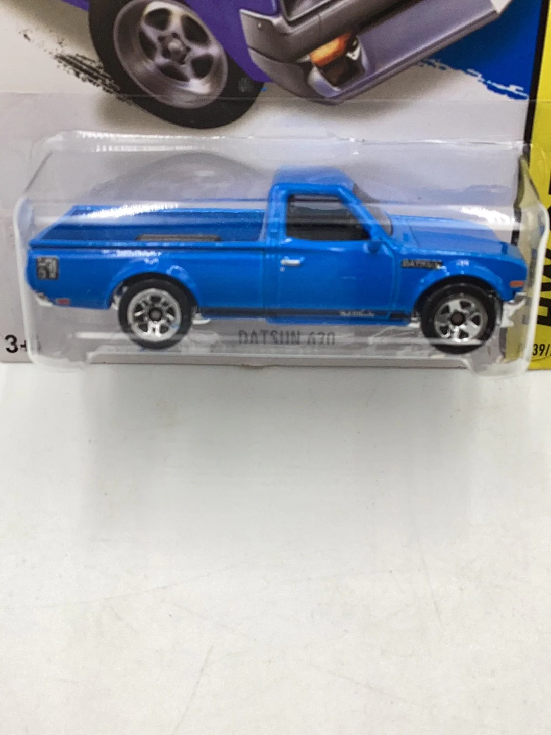 2014 Hot Wheels #139 Datsun 620 #139 blue K-Days W/Protector - Image 2