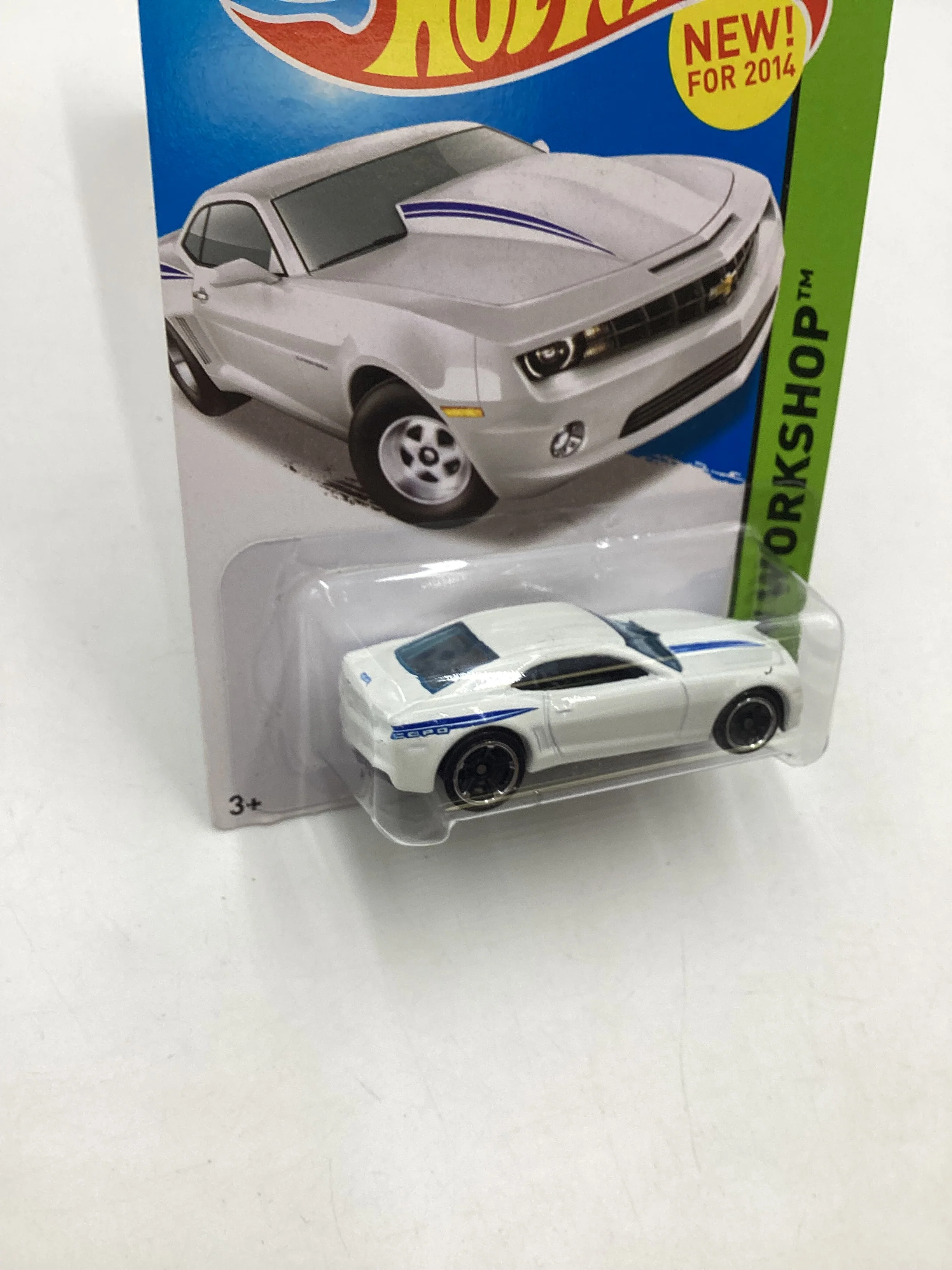2014 Hot Wheels #229 White 14 Copo Camaro 16F - Image 5