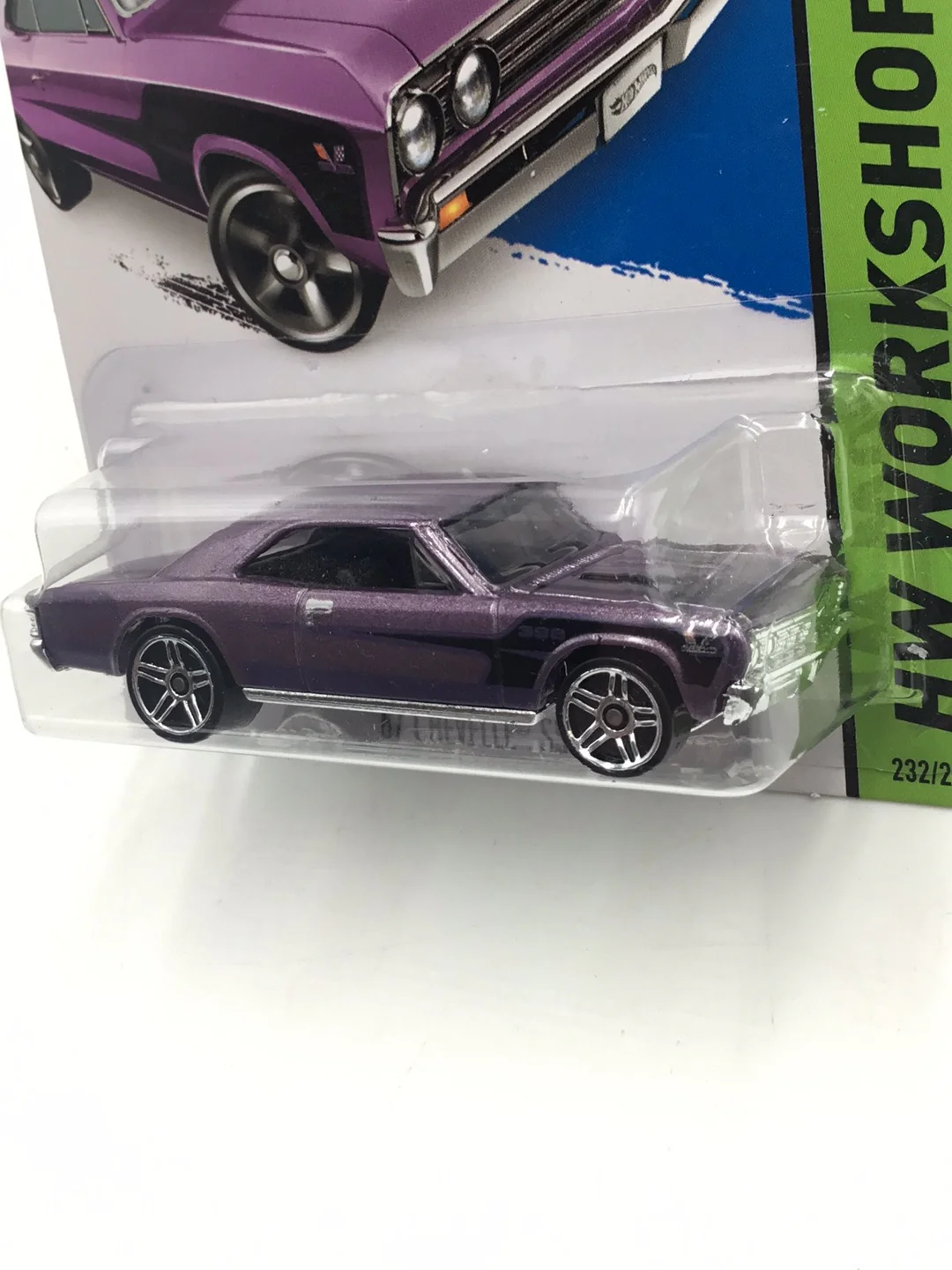 2014 hot wheels #232 67 Chevelle SS 396 W2 - Image 4