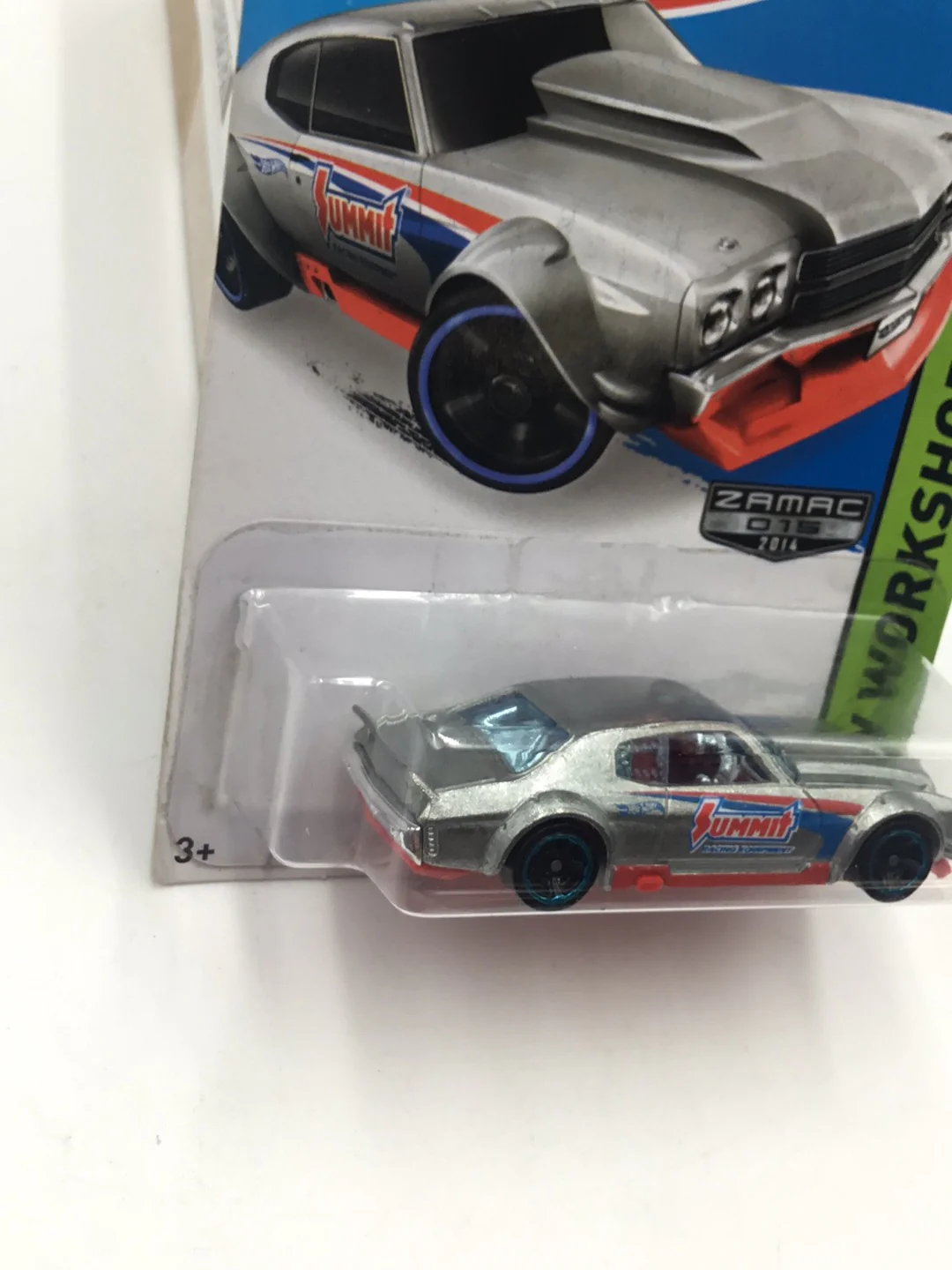 2014 hot wheels #243 70 Chevy Chevelle Zamac #15 CC6 - Image 3