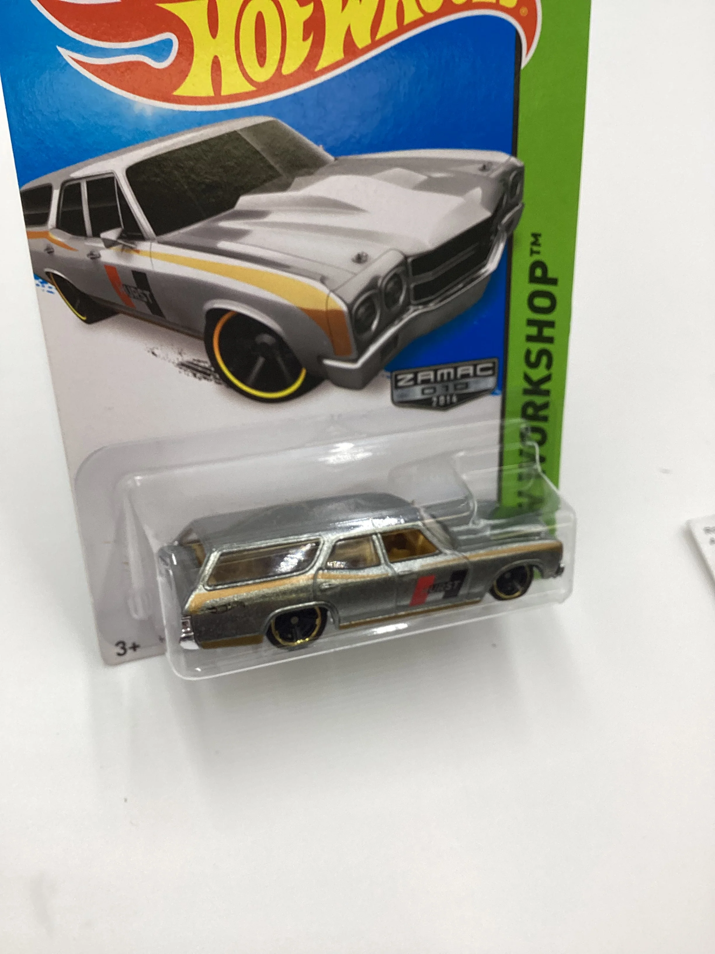 2014 Hot Wheels #245 Zamac 010 70 Chevelle SS Wagon Hurst 147C - Image 5