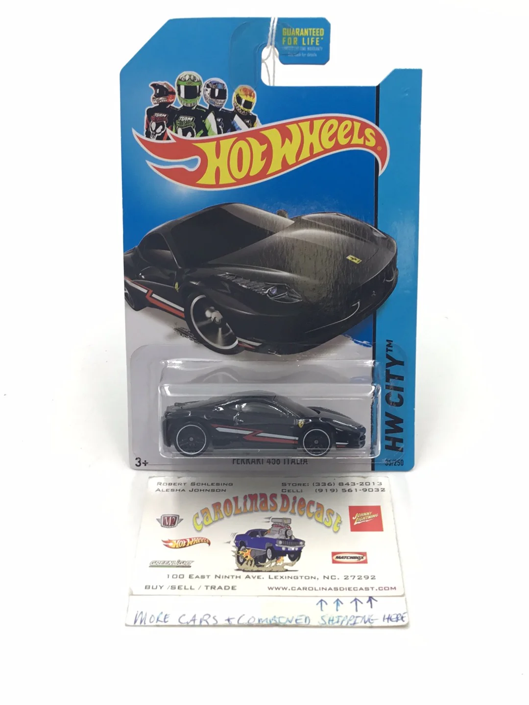 2014 hot wheels #35 Ferrari 458 Italia SS4