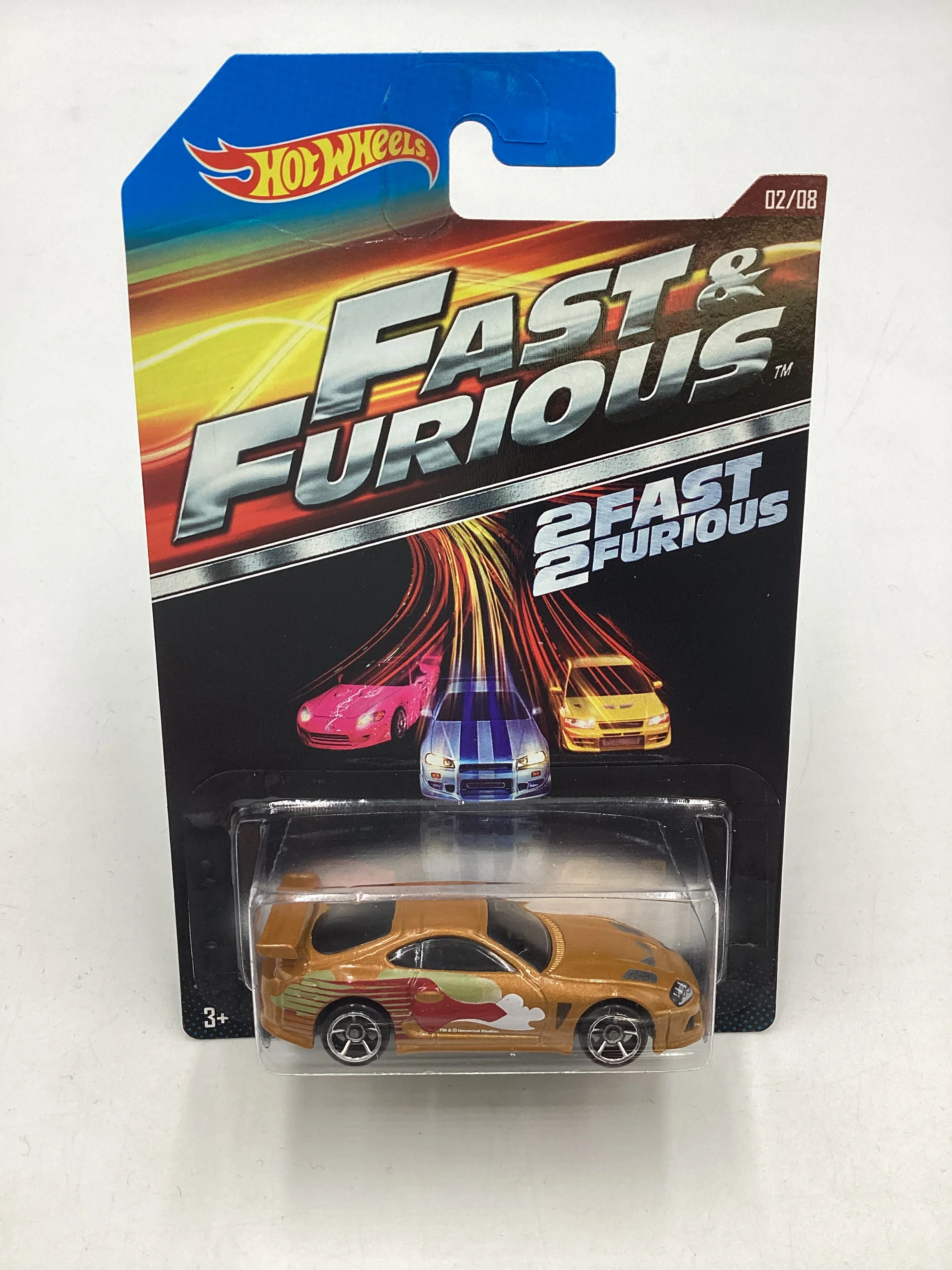 2014 Hot Wheels Fast & Furious #2 94 Toyota Supra with protector - Image 2
