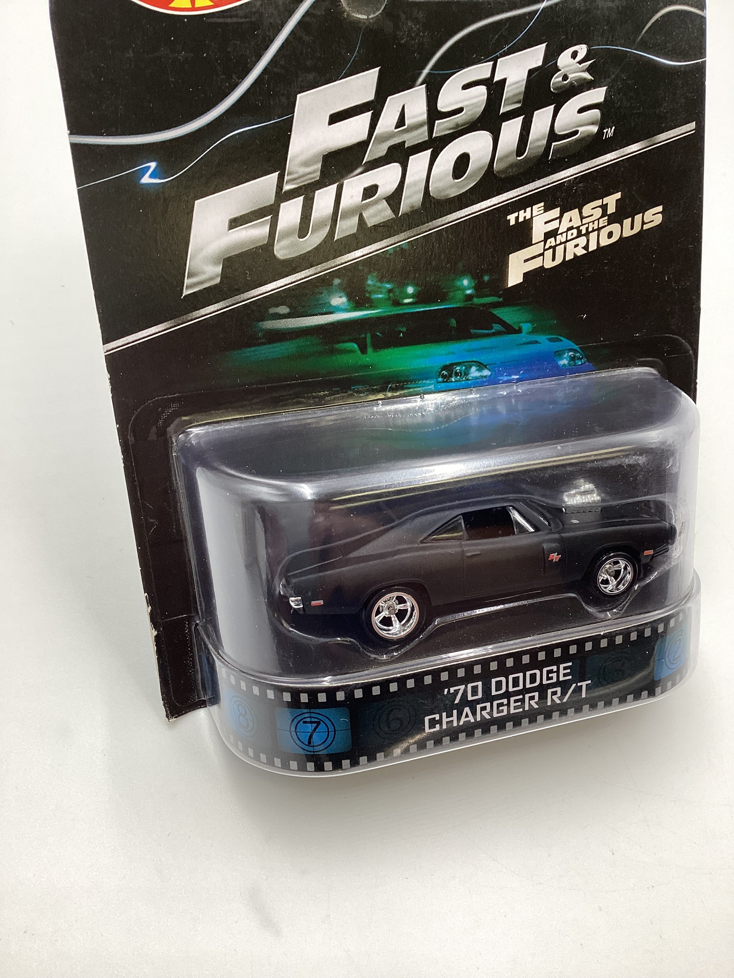 2014 Hot wheels Retro Entertainment Fast & Furious 70 Dodge Charger R/T Black 242B - Image 5