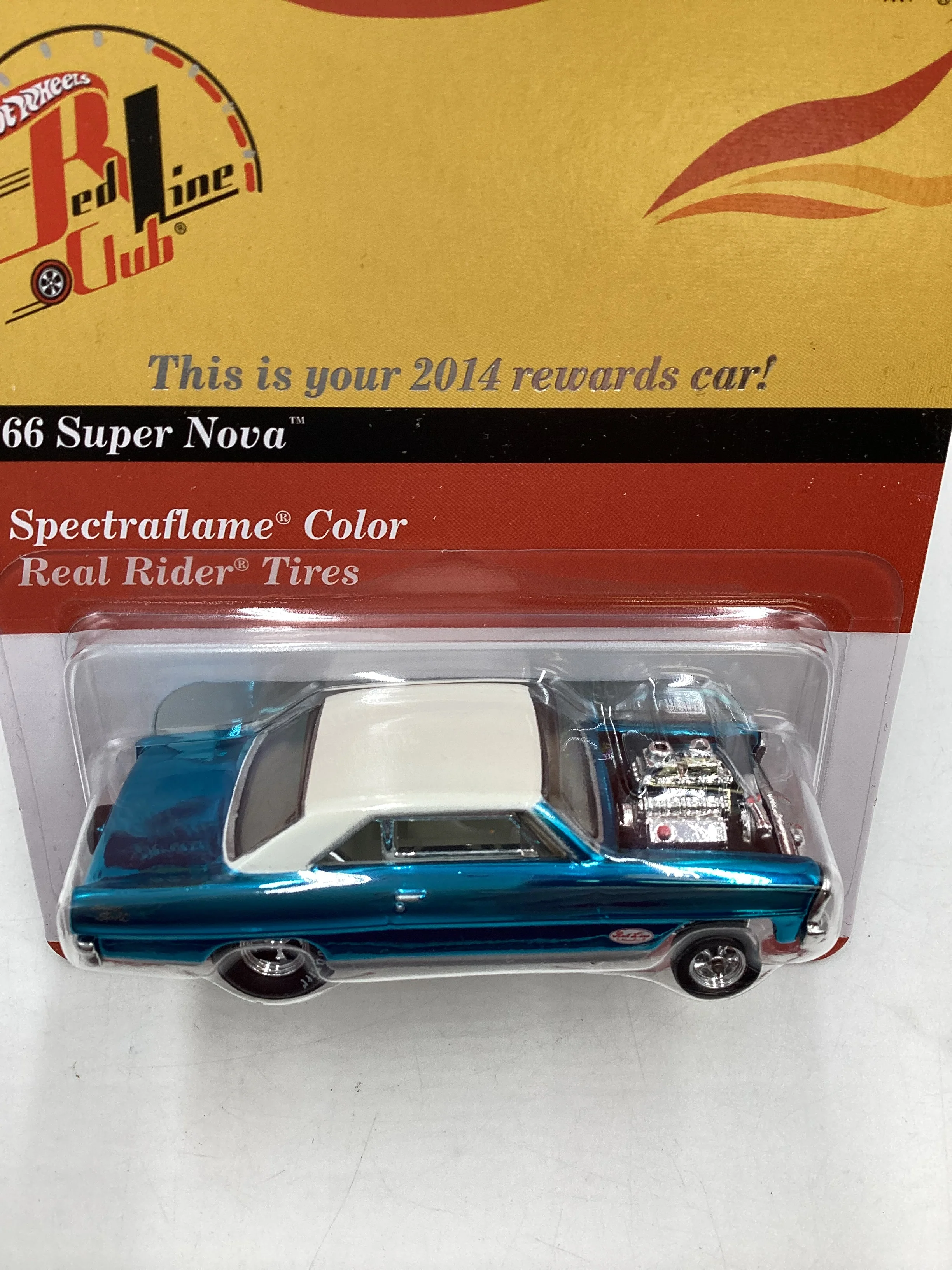 2014 Hot wheels RLC Rewards Car #09896/10200 66 Super Nova with protector - Image 6