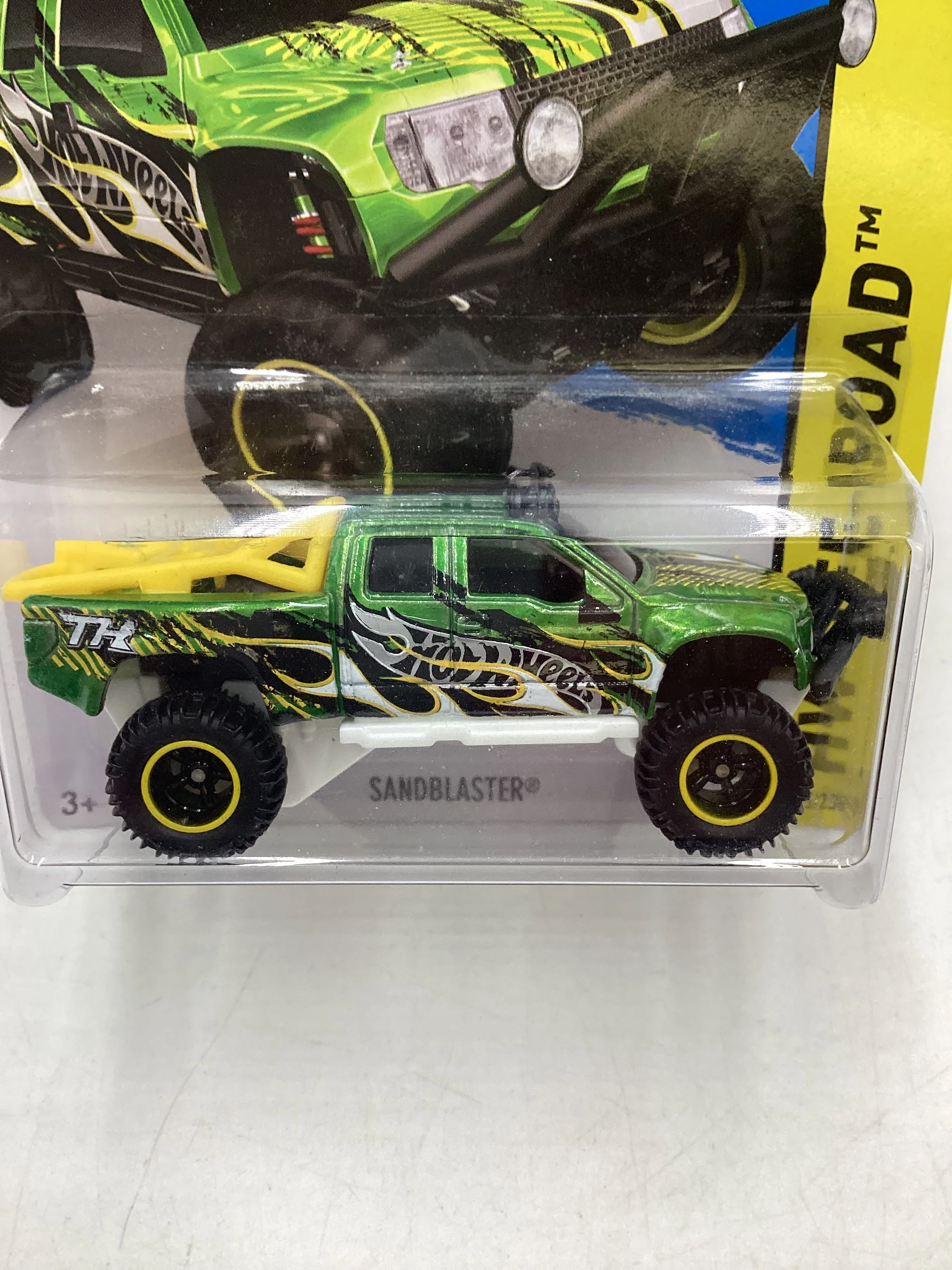 2014 Hot Wheels Super Treasure Hunt Sandblaster W/Protector - Image 3