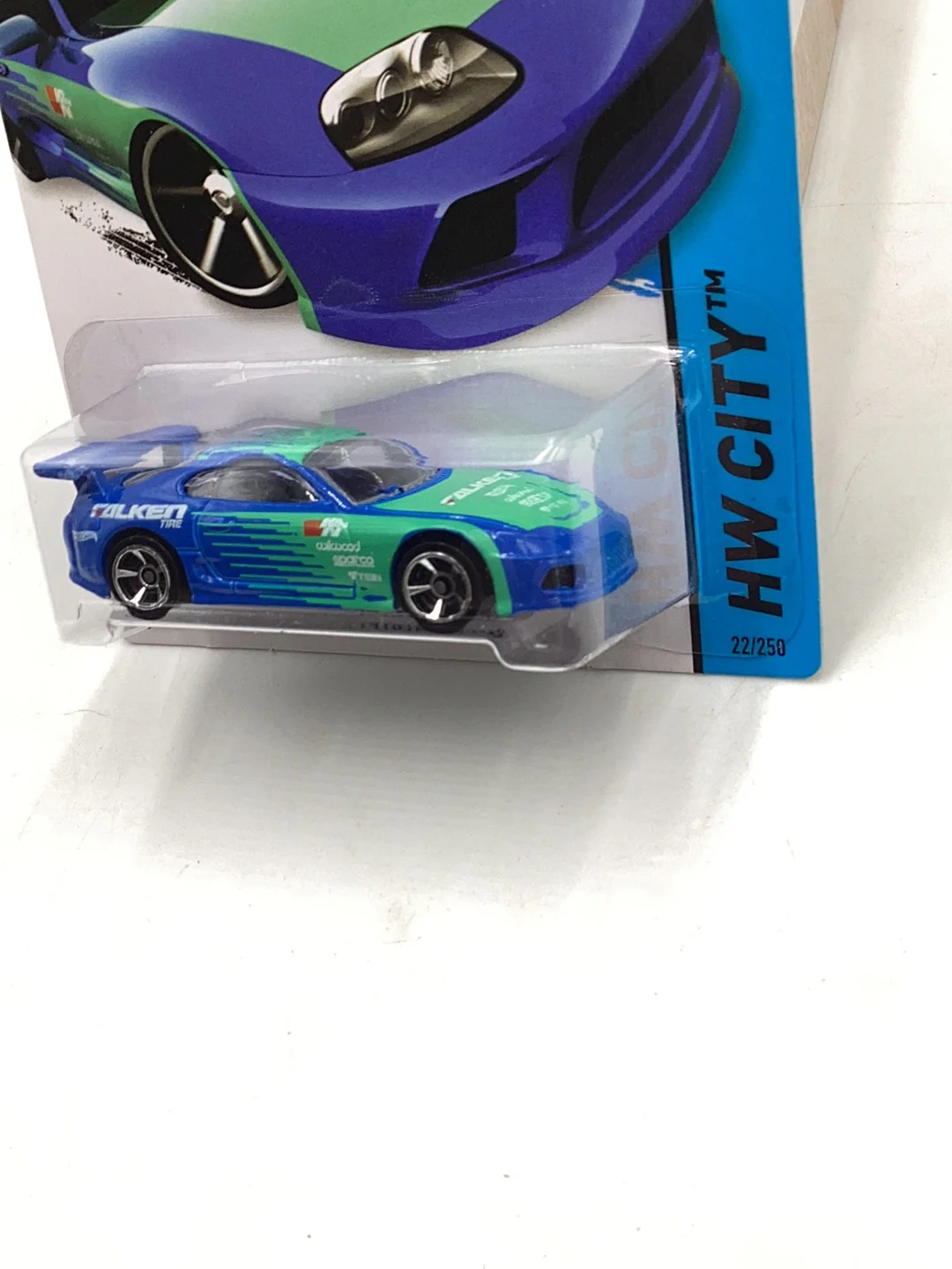 2014 Hot Wheels Toyota Supra #22 - Image 4