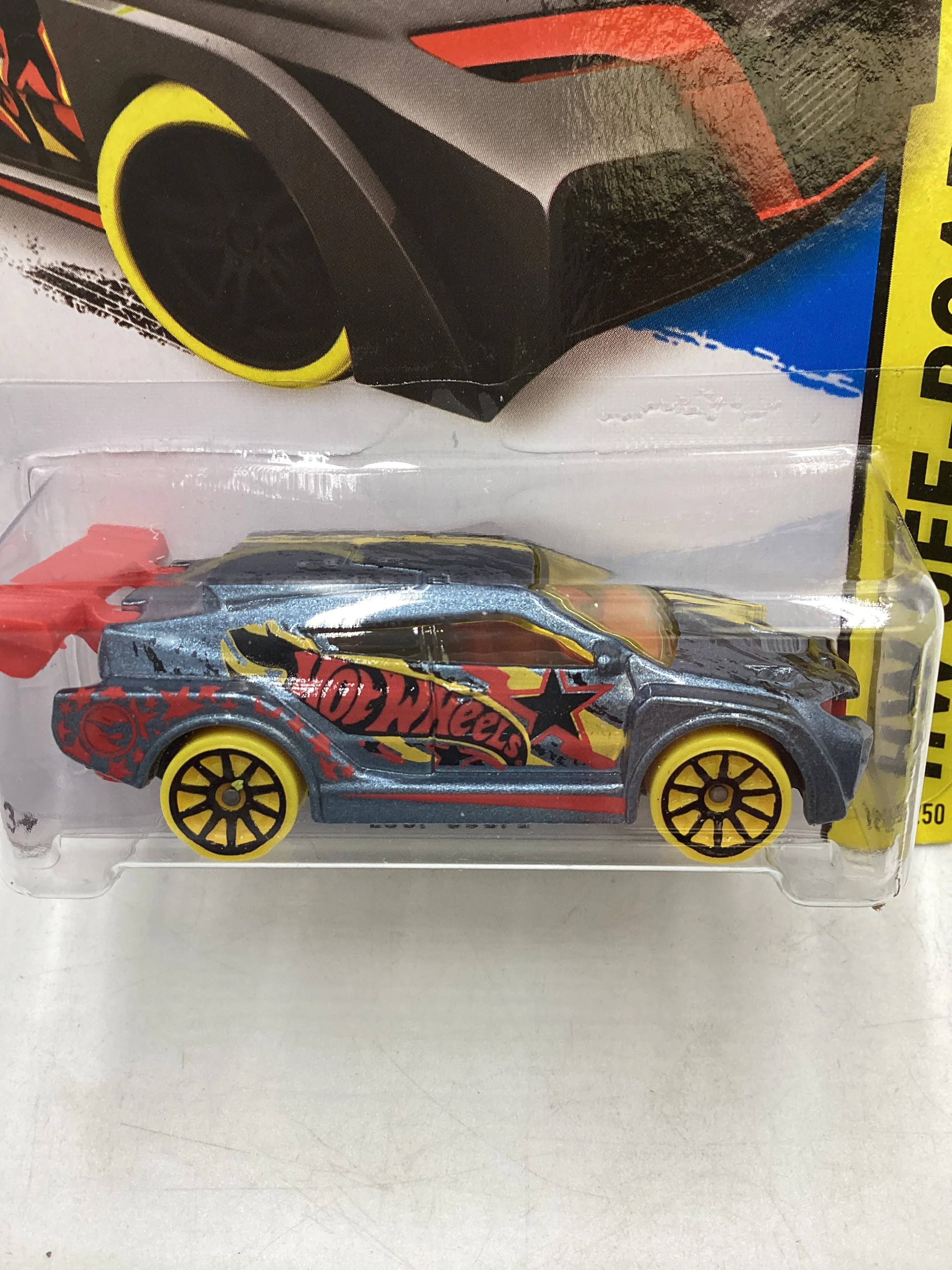 2014 Hot Wheels Treasure Hunt #121 Loop Coupe Gray 276G - Image 3