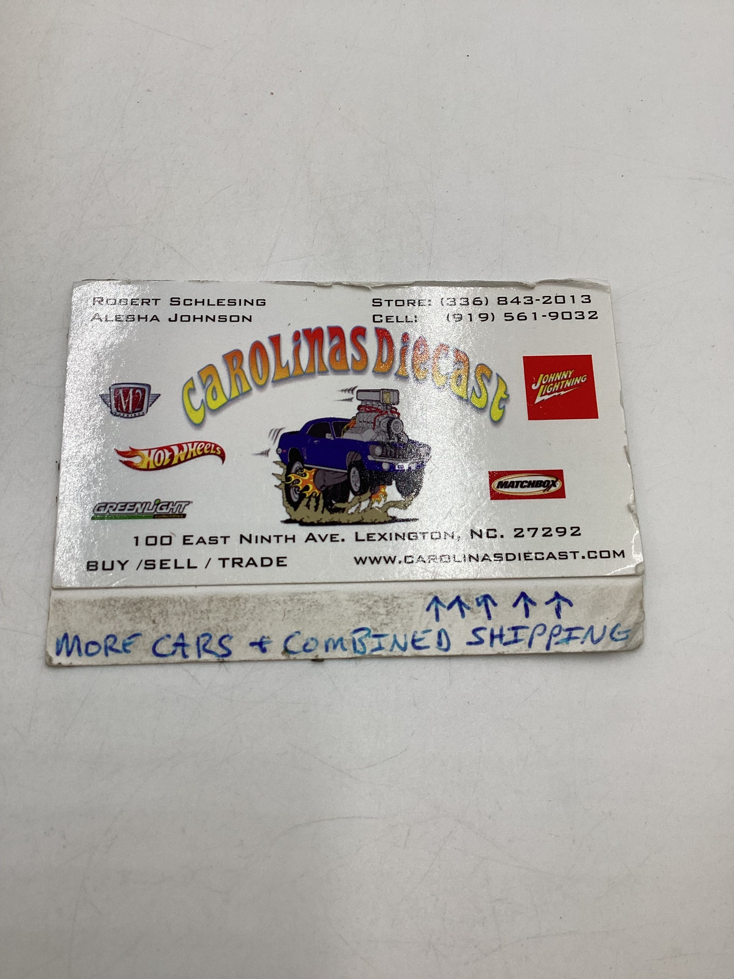 2014 Hot Wheels Treasure Hunt #53 Fangster Blue non smoked wheels 277A - Image 7