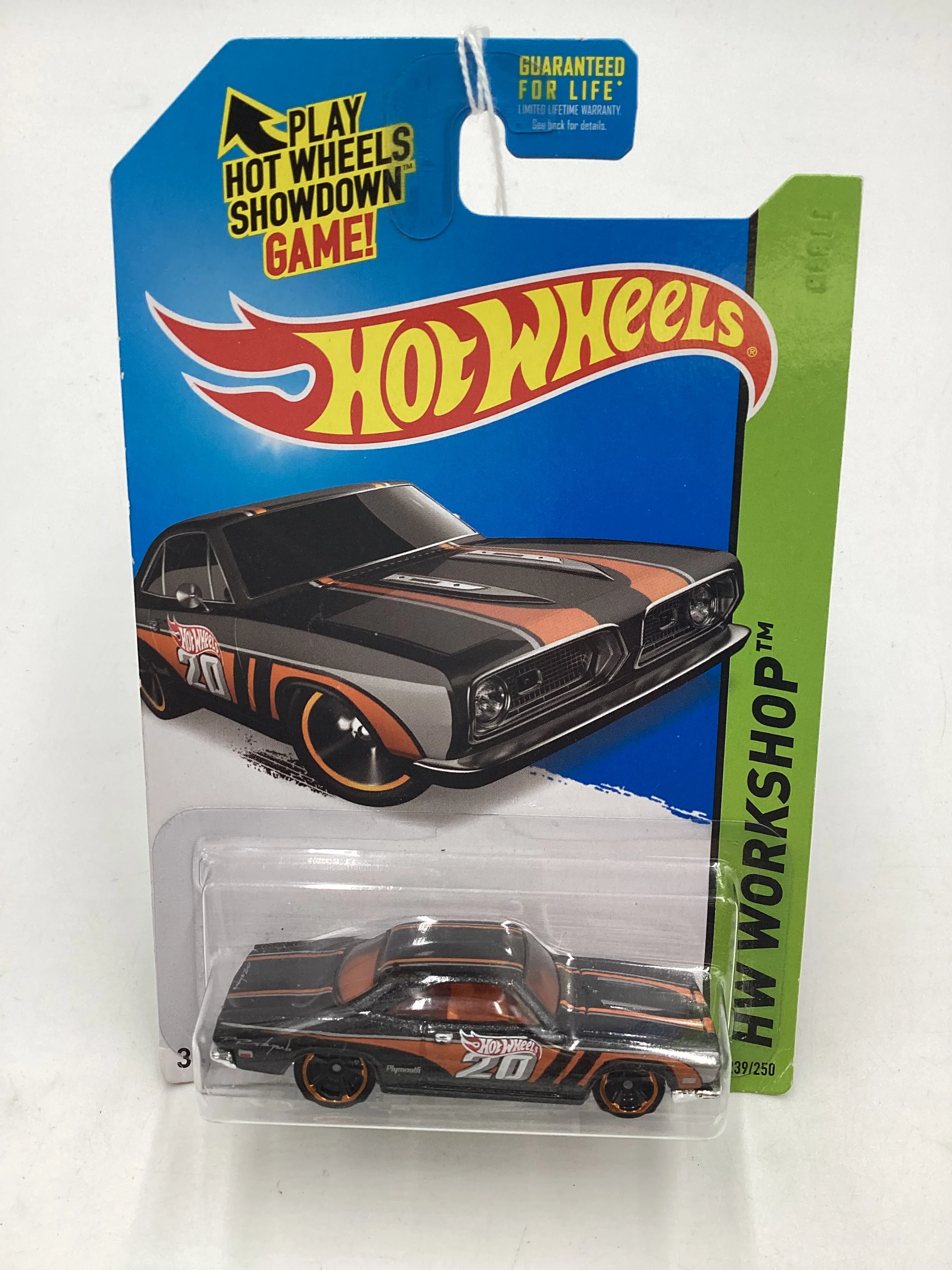 2014 Hot wheels Workshop #239 68 Plymouth barracuda formula S 38C - Image 2
