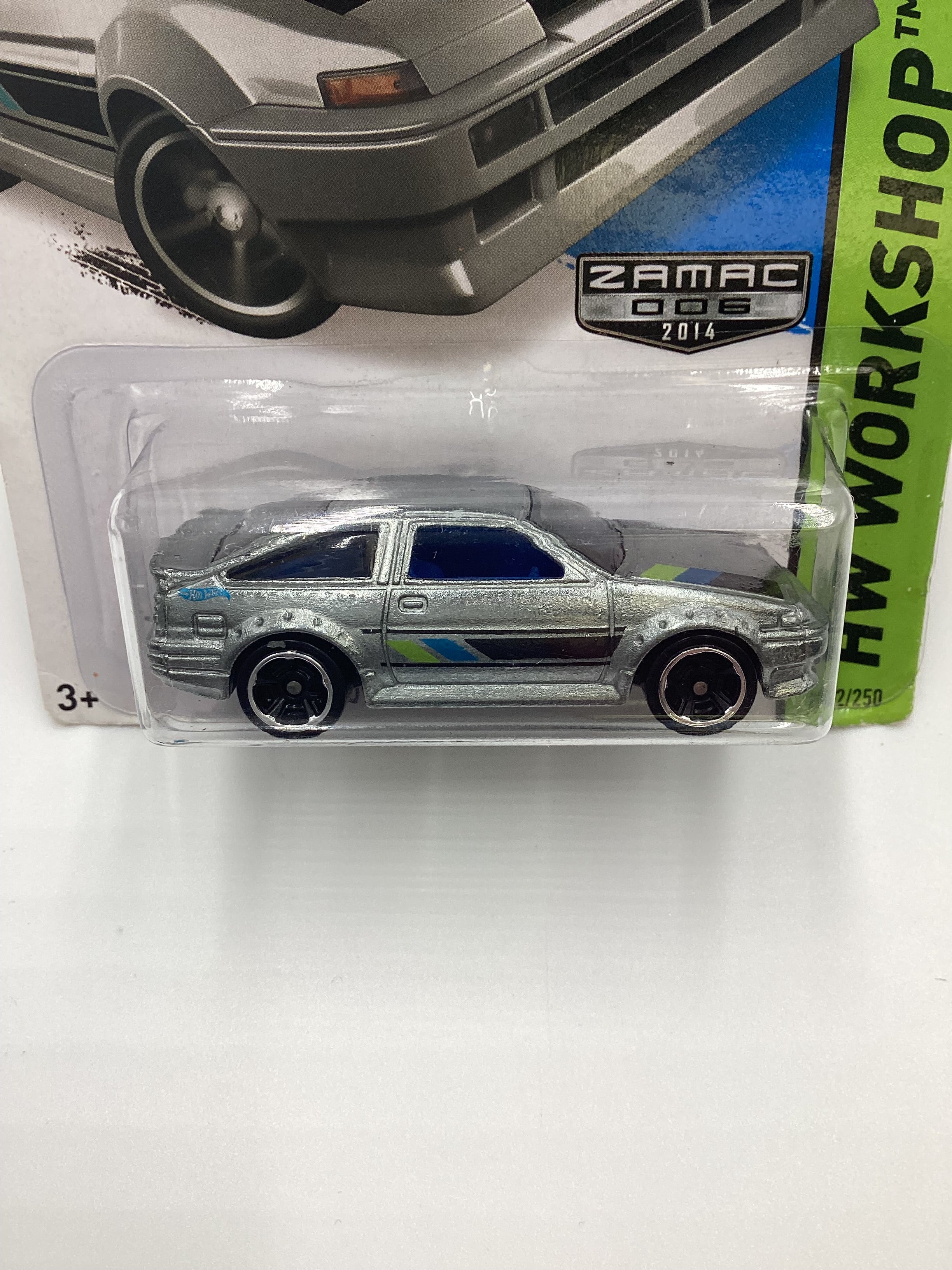 2014 Hot Wheels Zamac 006 #222 Toyota AE86 Corolla 148C - Image 3