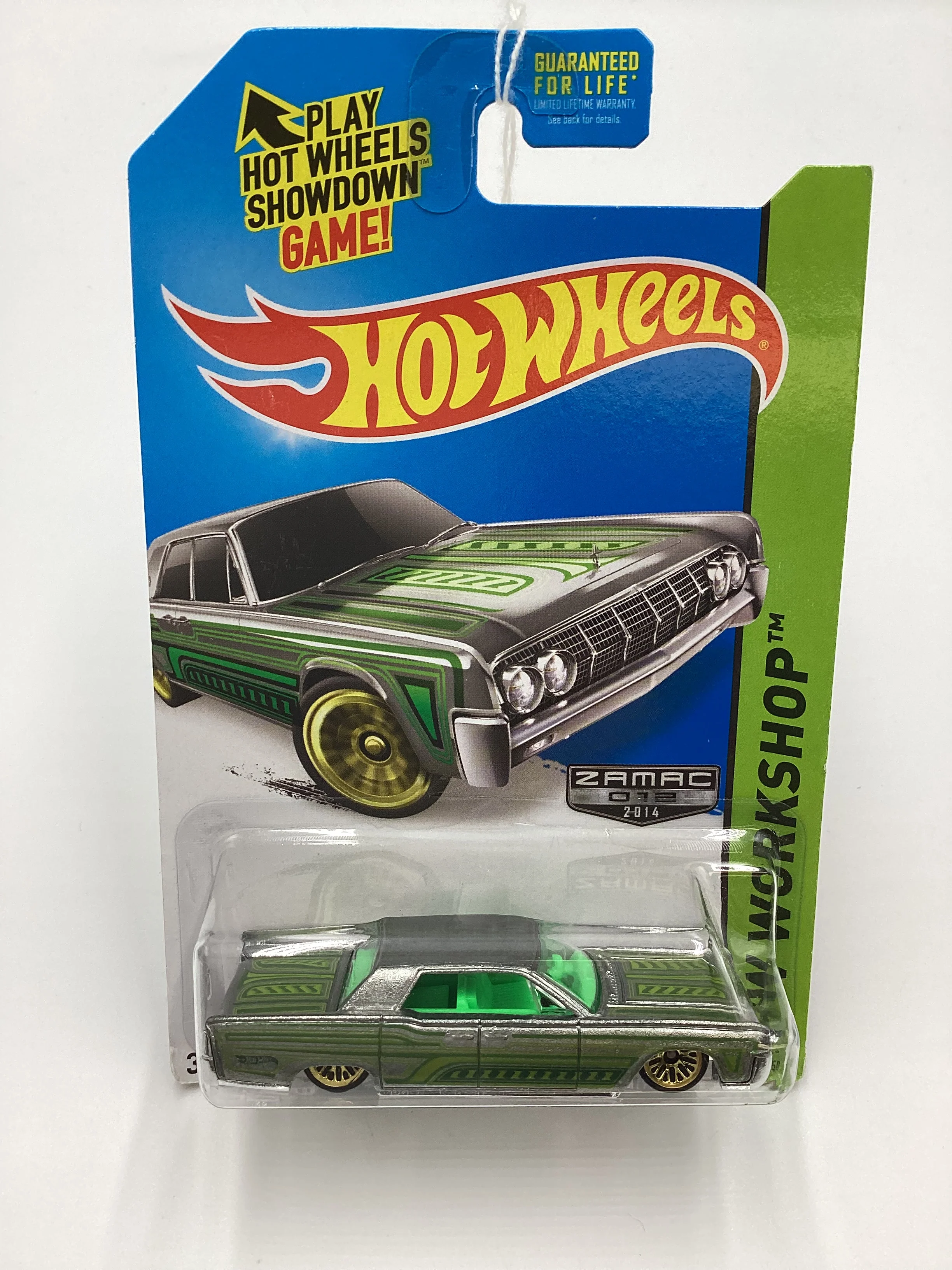 2014 Hot Wheels Zamac 012 #208 64 Lincoln Continental Walmart Exclusive 143B - Image 2