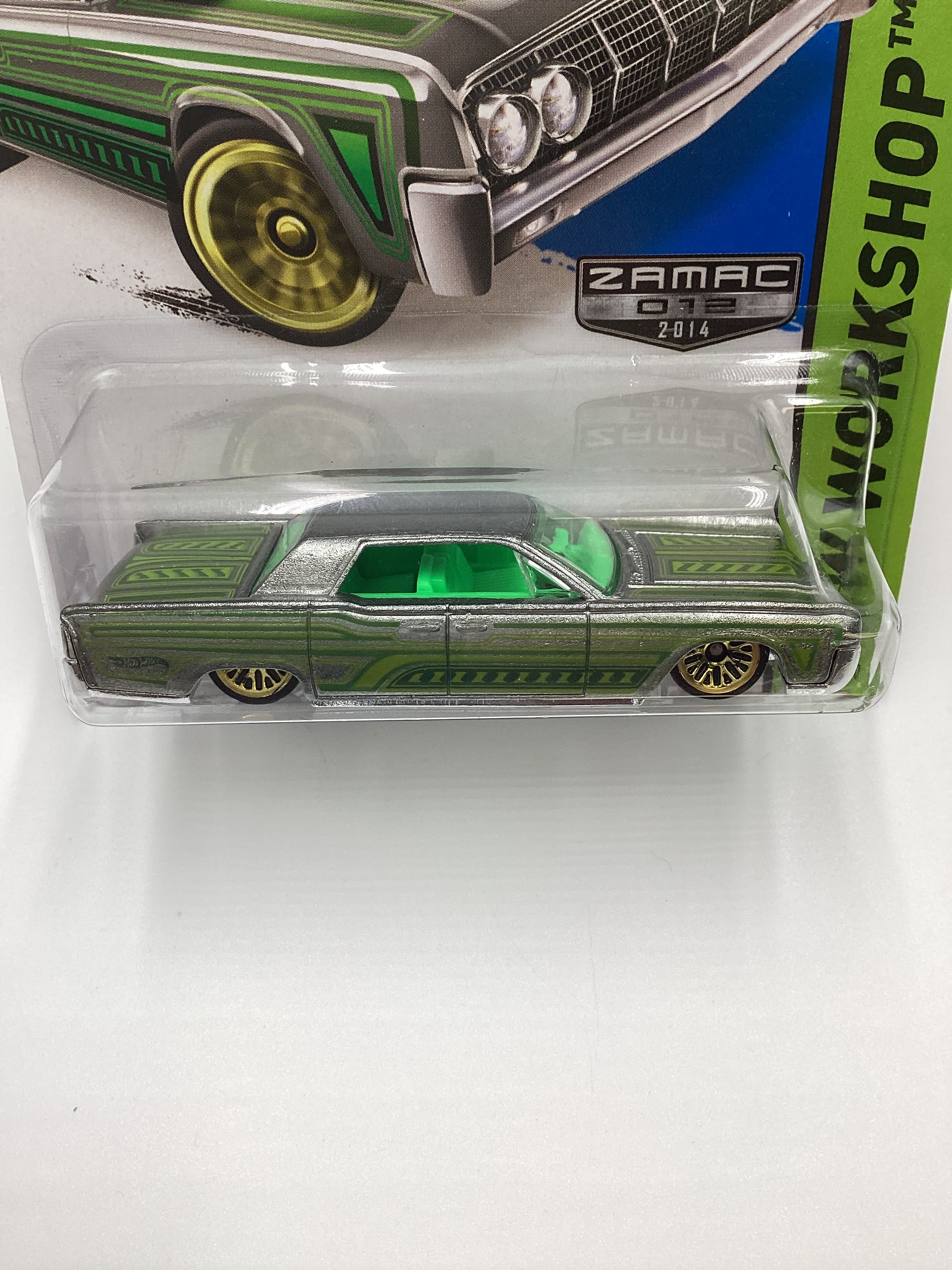 2014 Hot Wheels Zamac 012 #208 64 Lincoln Continental Walmart Exclusive 143B - Image 3