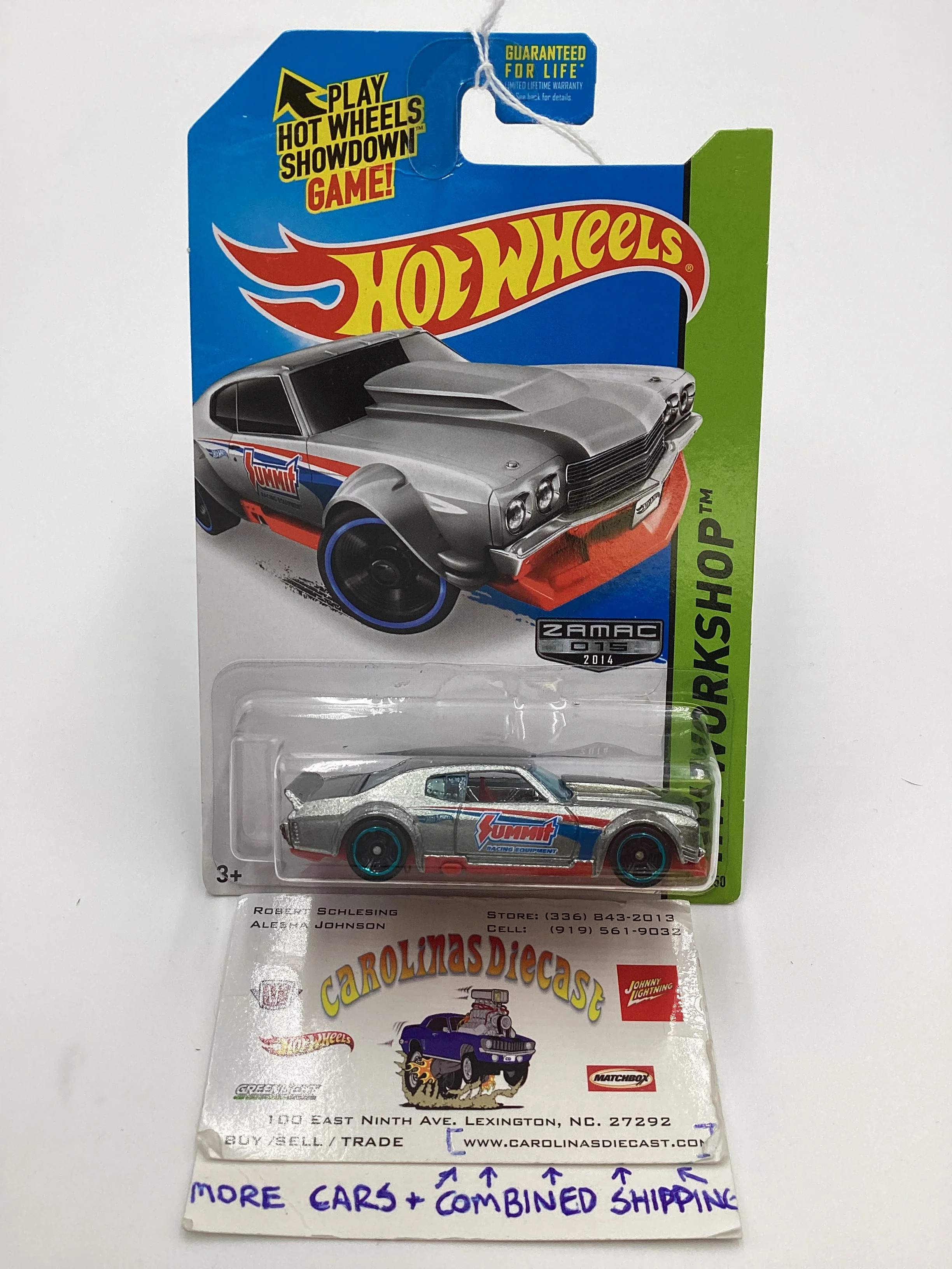 2014 Hot Wheels Zamac 015 #243 70 Chevy Chevelle Summit 144G