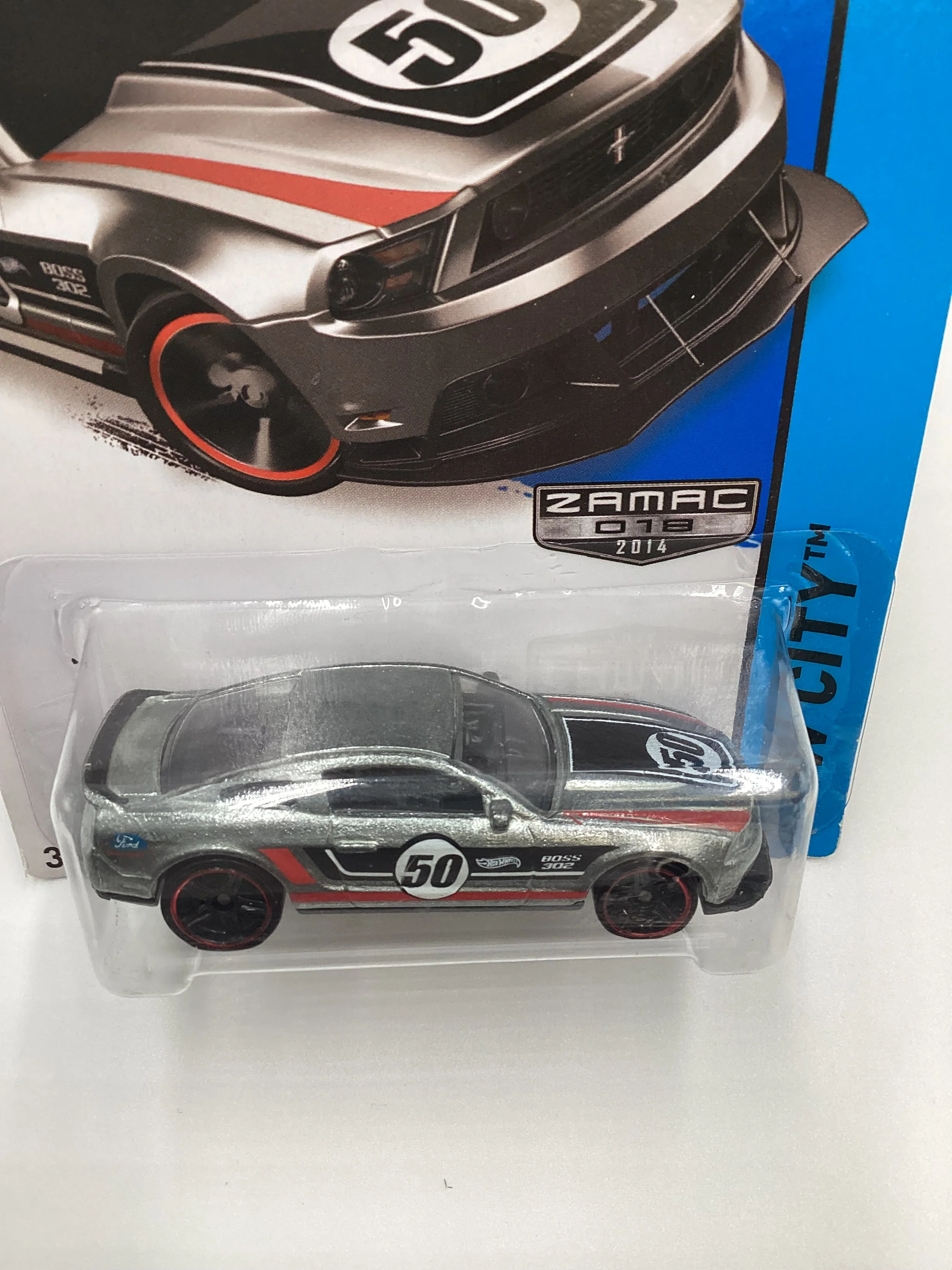 2014 Hot Wheels Zamac 018 #91 12 Ford Mustang Boss 302 Laguna Seca - Image 6