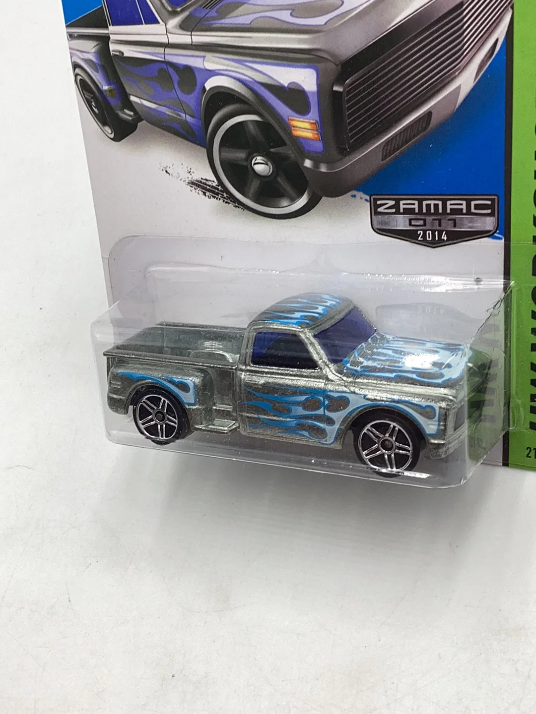 2014 Hot Wheels Zamac #11 Custom 69 Chevy Pickup #217 147E - Image 5
