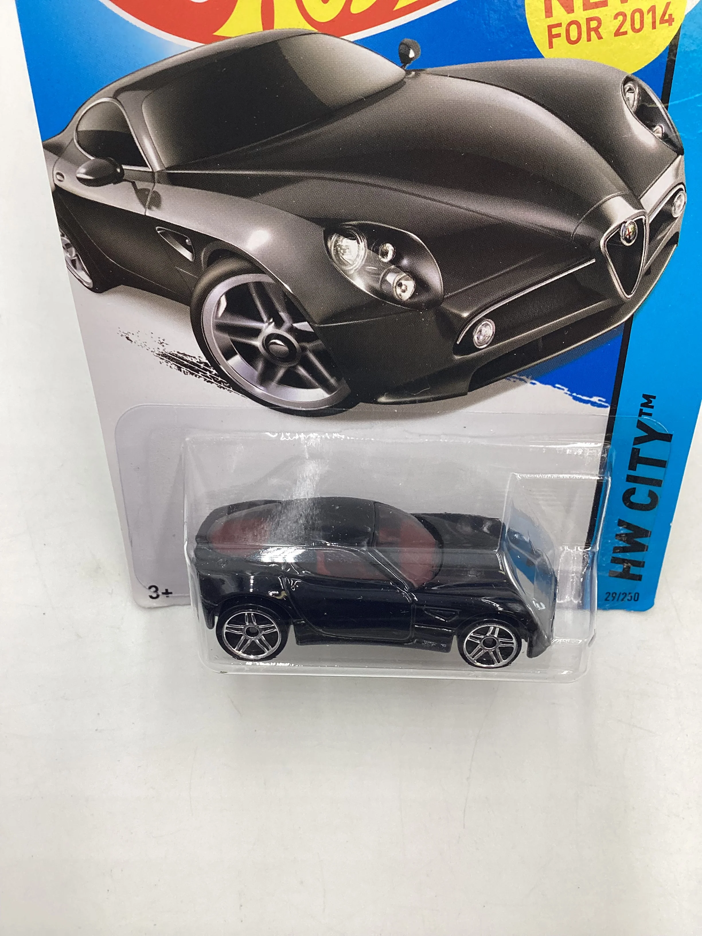 2014 HW City #29 Alfa Romeo 8C Competizione Black 61A - Image 6