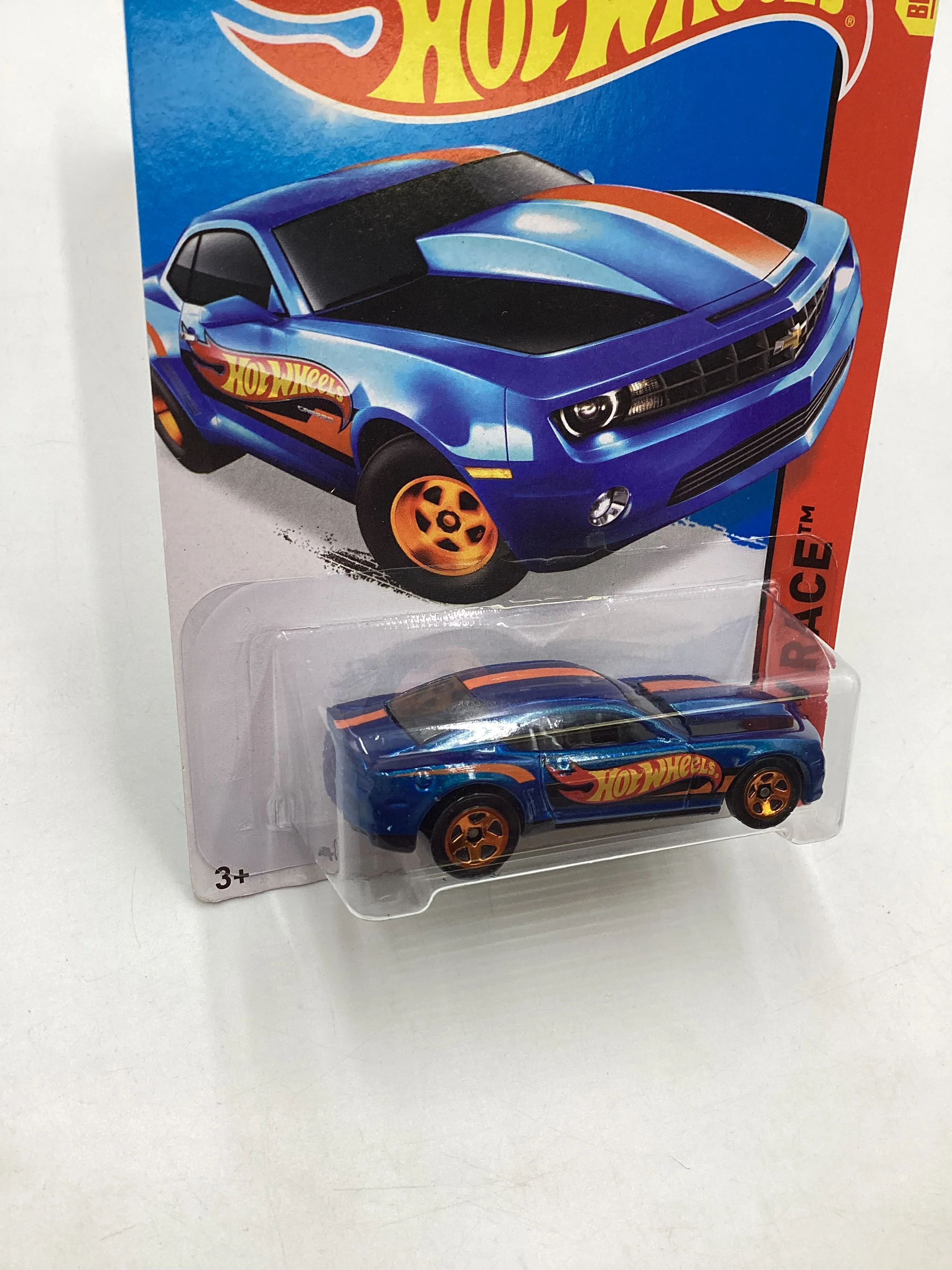 2015 Hot Wheels #127 13 Copo Camaro Blue 7H - Image 5
